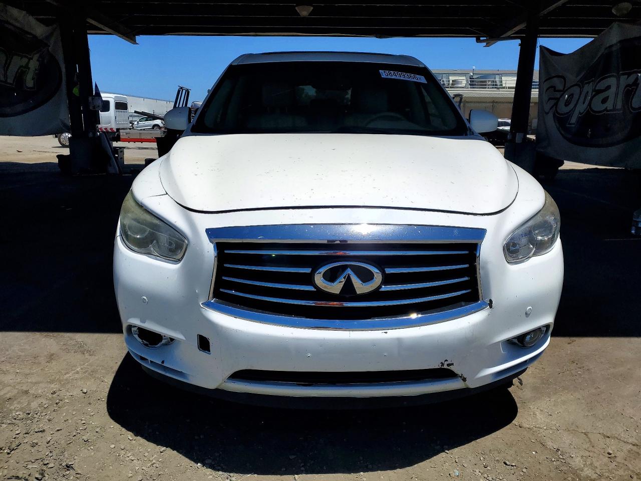 2014 Infiniti Qx60 Base White vin: 5N1AL0MM0EC513050