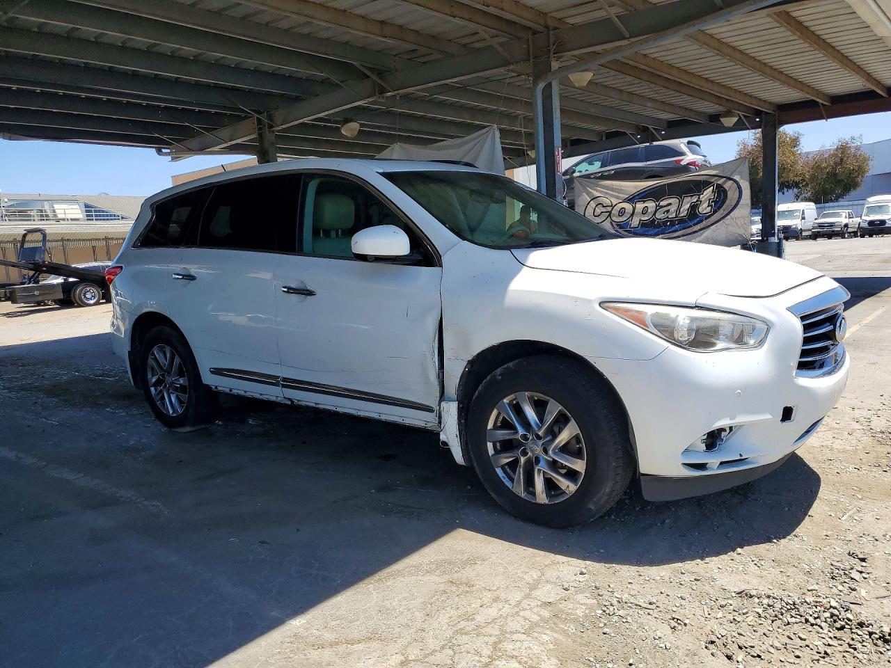 2014 Infiniti Qx60 Base White vin: 5N1AL0MM0EC513050
