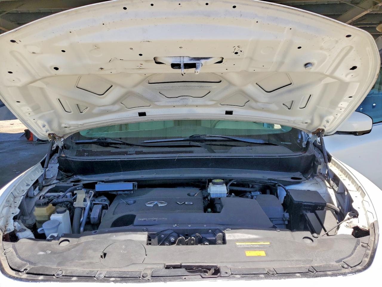 2014 Infiniti Qx60 Base White vin: 5N1AL0MM0EC513050