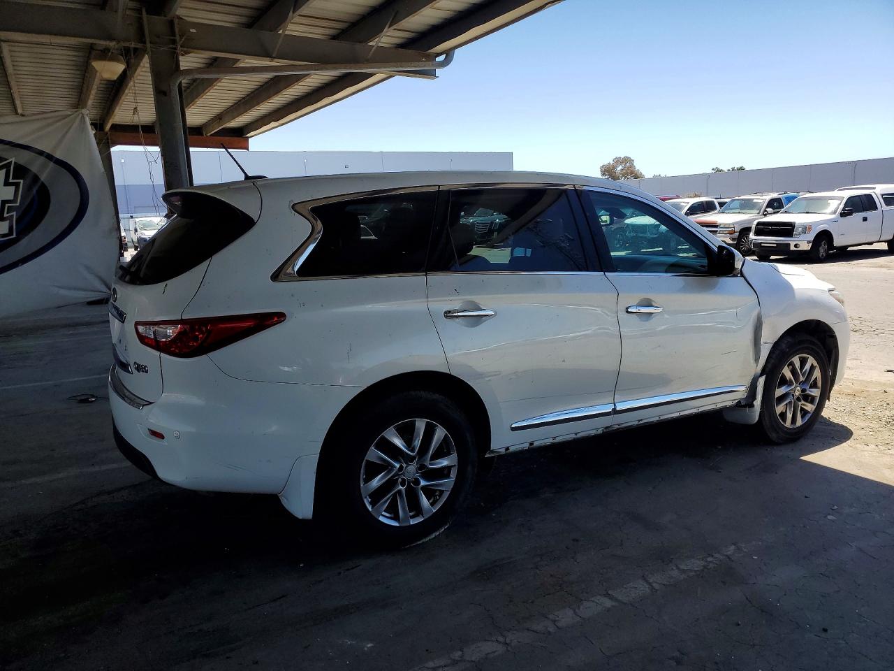 2014 Infiniti Qx60 Base White vin: 5N1AL0MM0EC513050