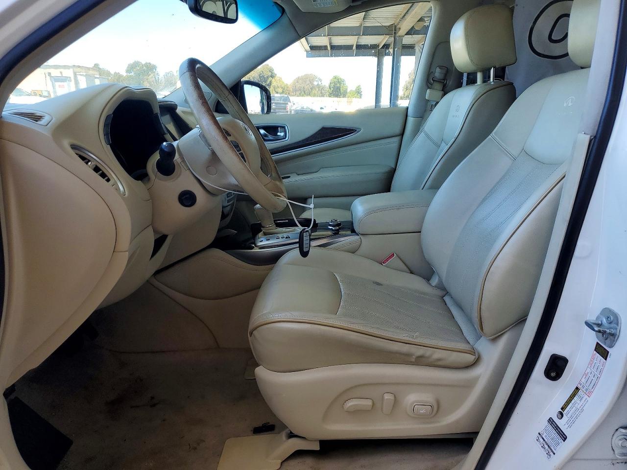 2014 Infiniti Qx60 Base White vin: 5N1AL0MM0EC513050