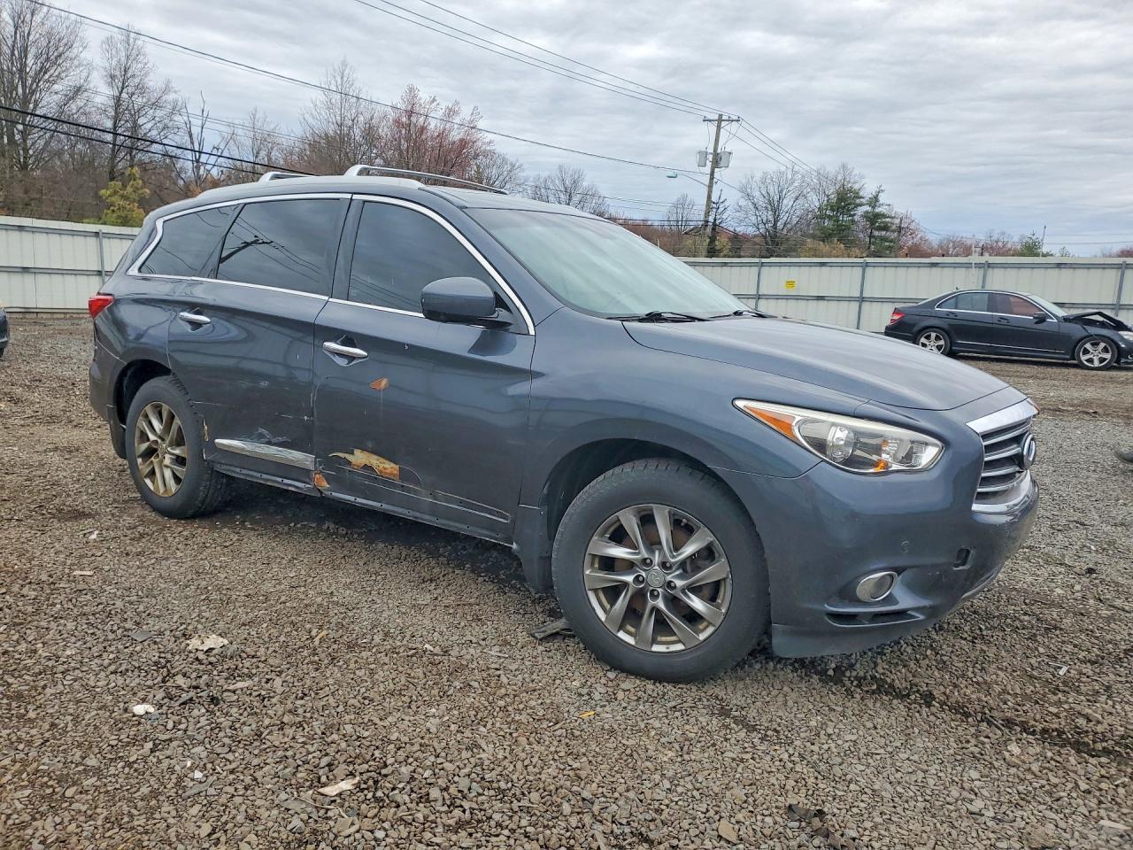 2014 Infiniti Qx60 Base Gray vin: 5N1AL0MM0EC522069