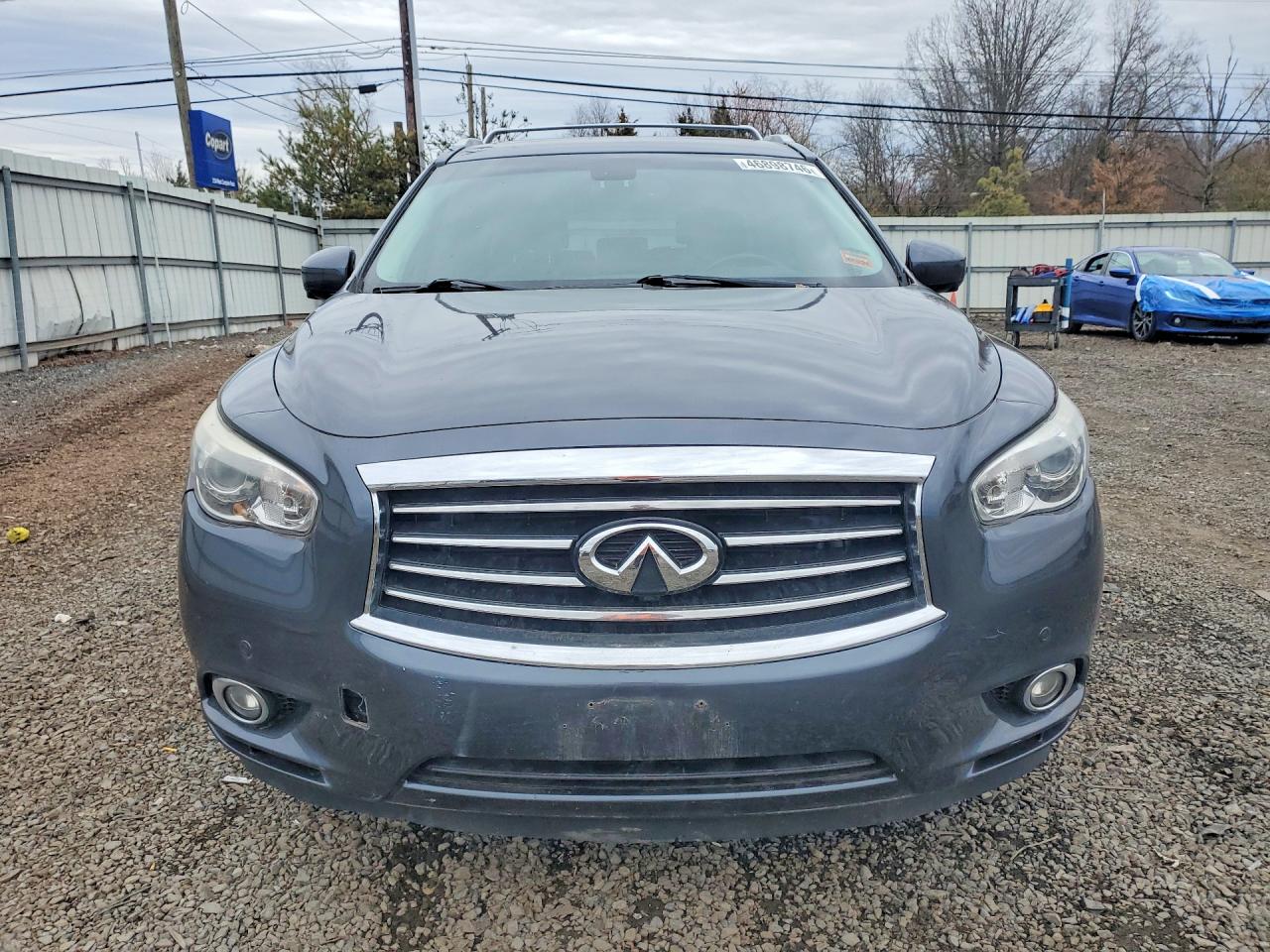 2014 Infiniti Qx60 Base Gray vin: 5N1AL0MM0EC522069