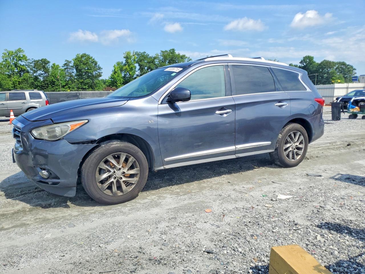2014 Infiniti Qx60 Base Gray vin: 5N1AL0MM0EC531693