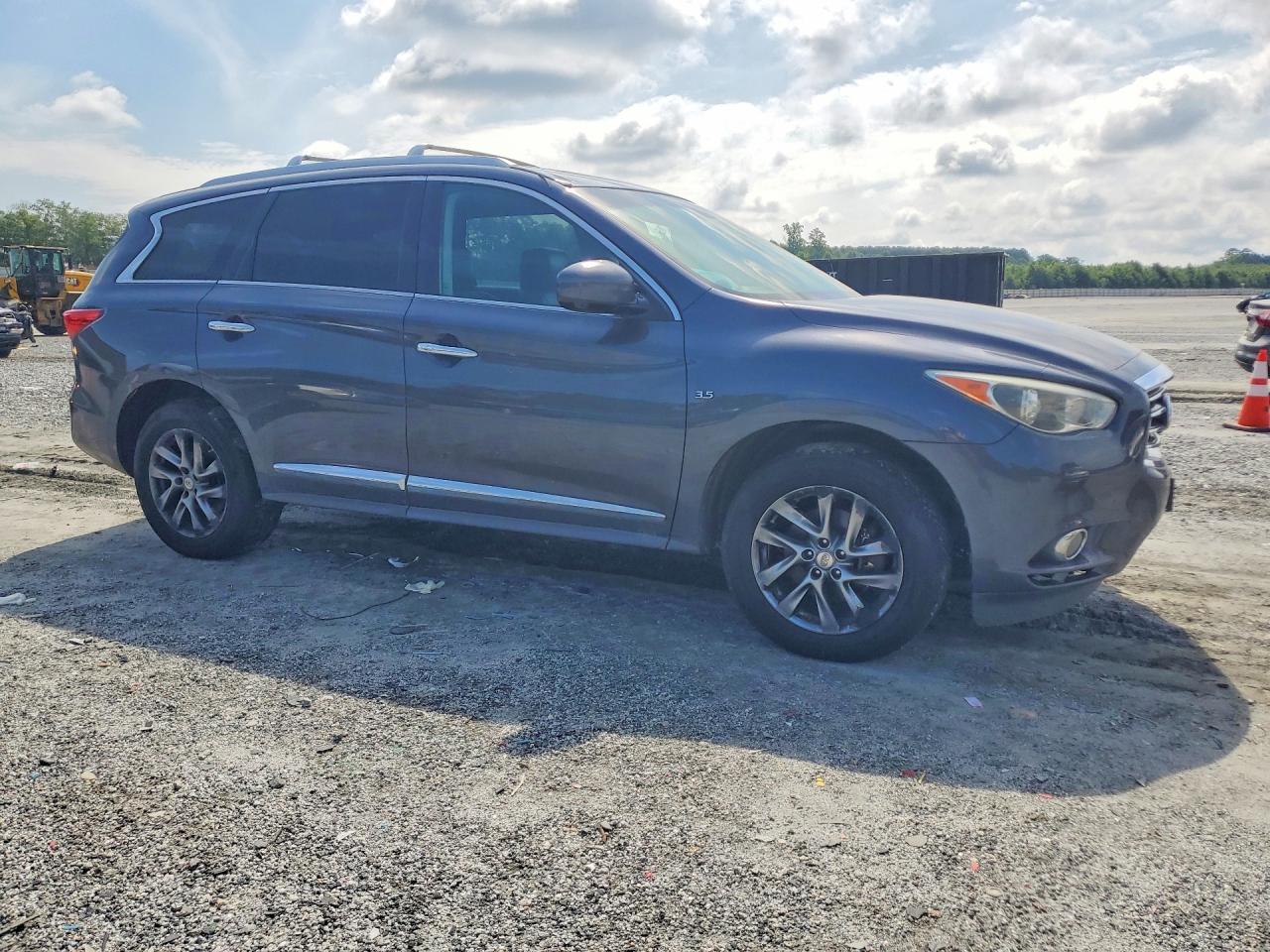 2014 Infiniti Qx60 Base Gray vin: 5N1AL0MM0EC531693
