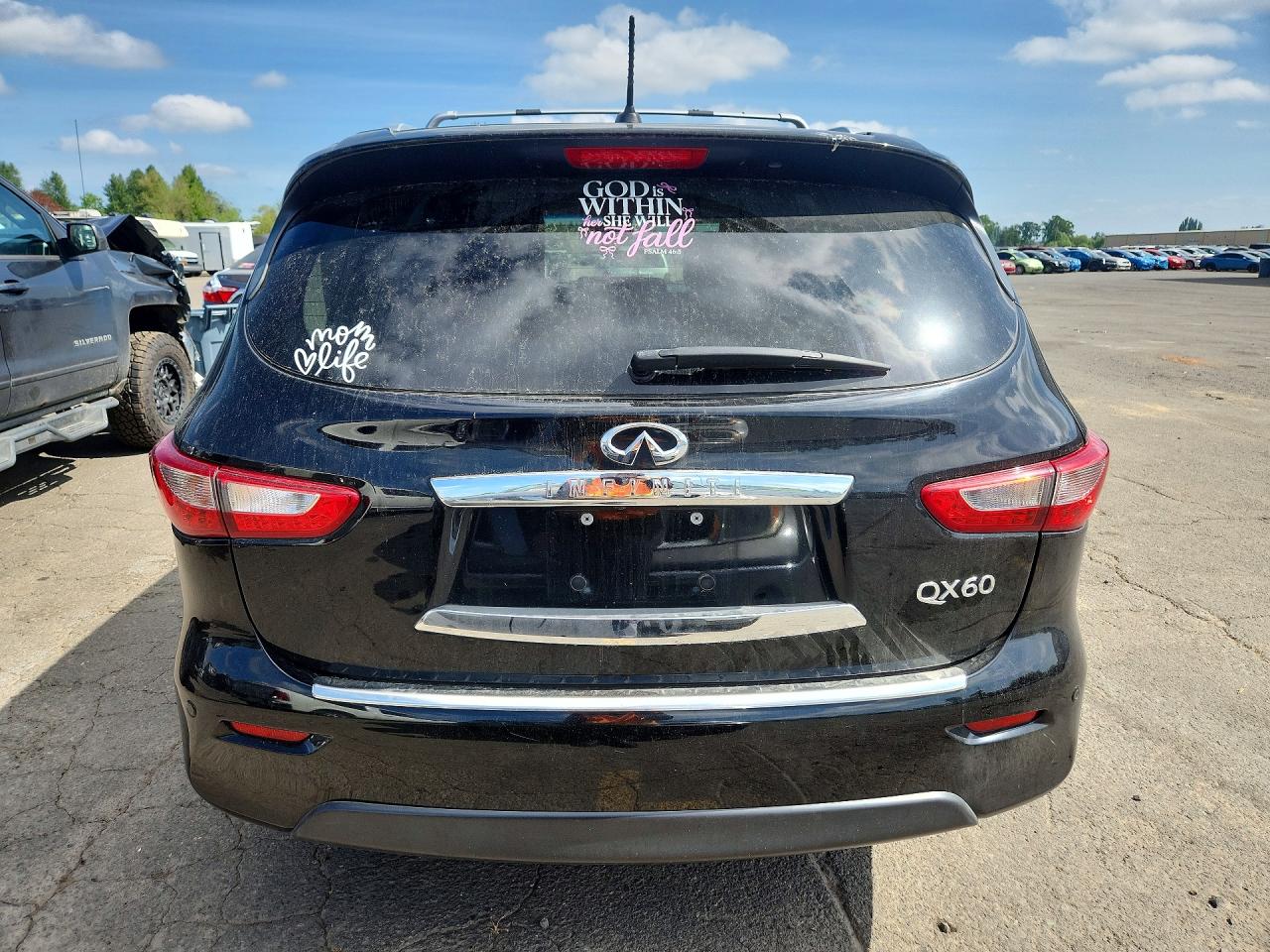 2014 Infiniti Qx60 Base Black vin: 5N1AL0MM0EC534240