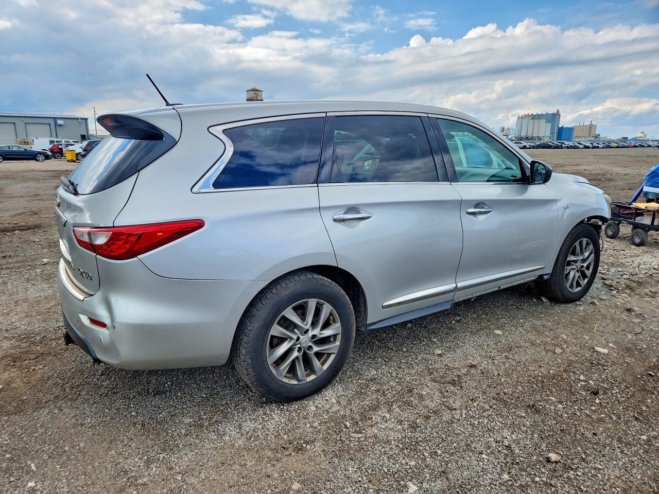 2014 Infiniti Qx60 Base Silver vin: 5N1AL0MM0EC535744