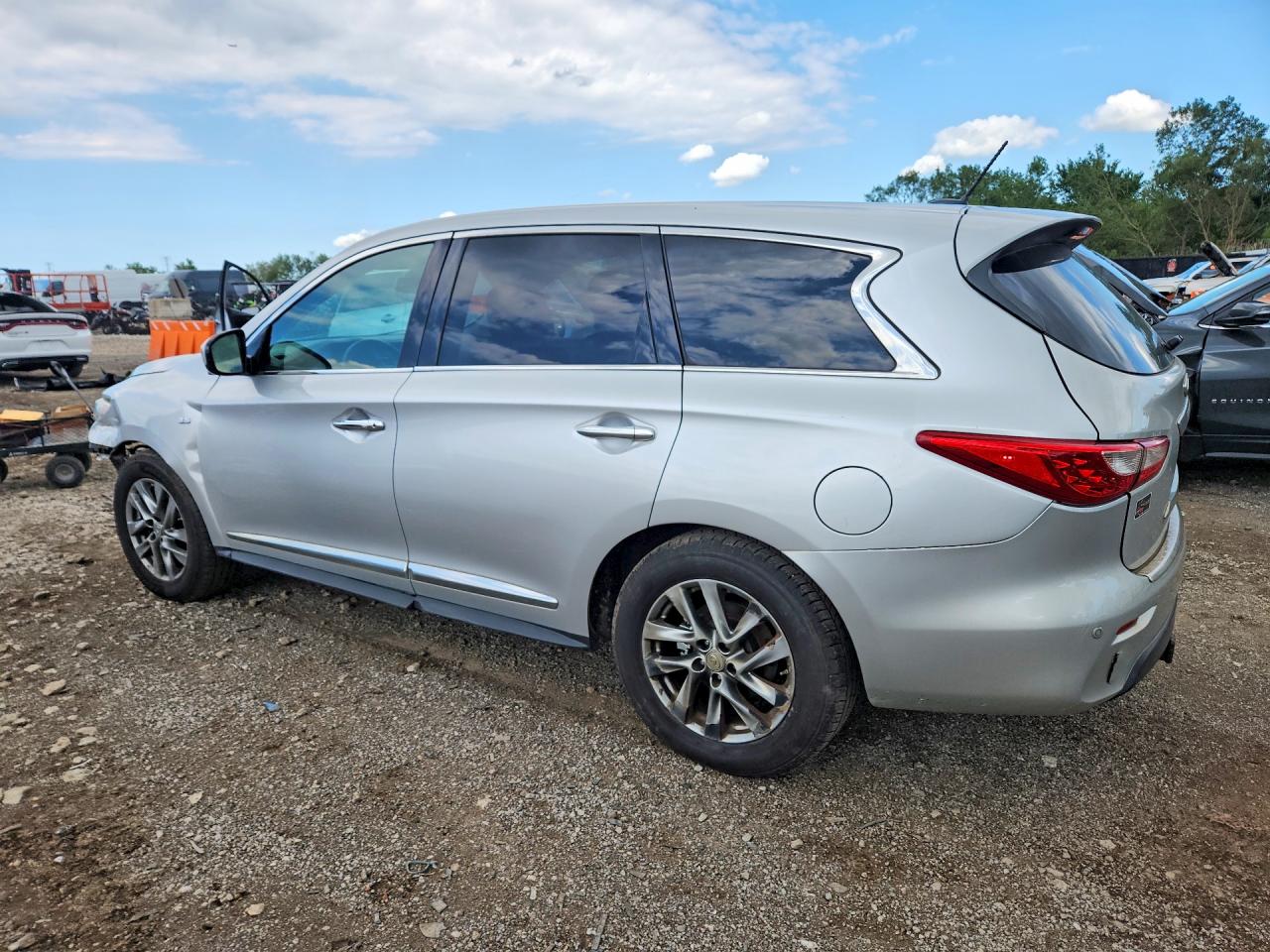 2014 Infiniti Qx60 Base Silver vin: 5N1AL0MM0EC535744