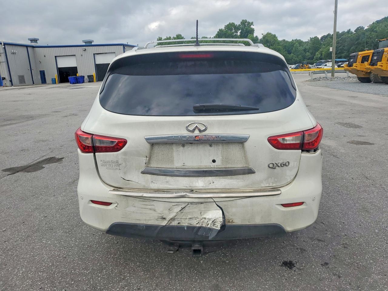 2014 Infiniti Qx60 Base White vin: 5N1AL0MM0EC541883