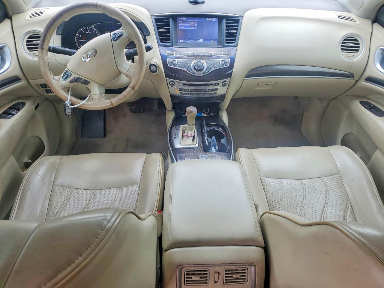 2014 Infiniti Qx60 Base White vin: 5N1AL0MM0EC541883