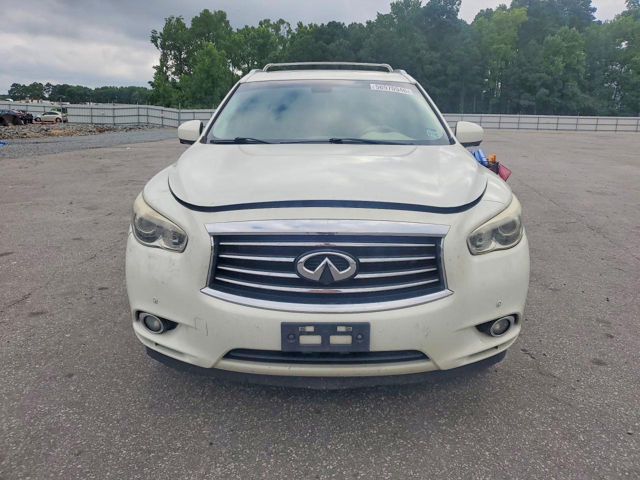 2014 Infiniti Qx60 Base White vin: 5N1AL0MM0EC541883