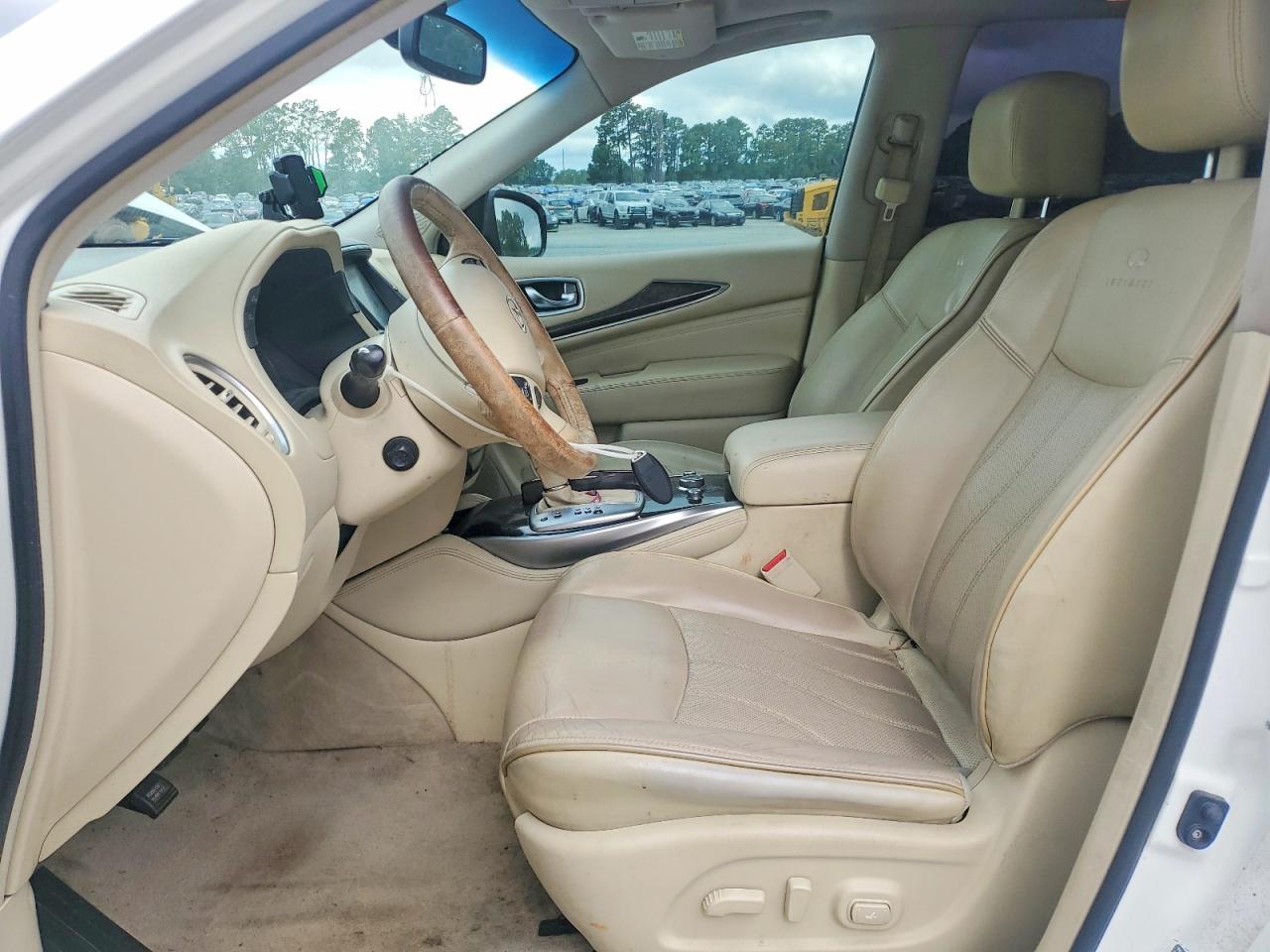 2014 Infiniti Qx60 Base White vin: 5N1AL0MM0EC541883