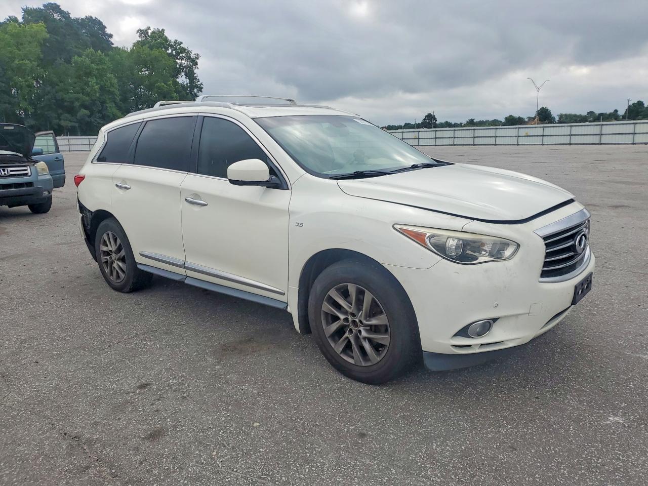 2014 Infiniti Qx60 Base White vin: 5N1AL0MM0EC541883