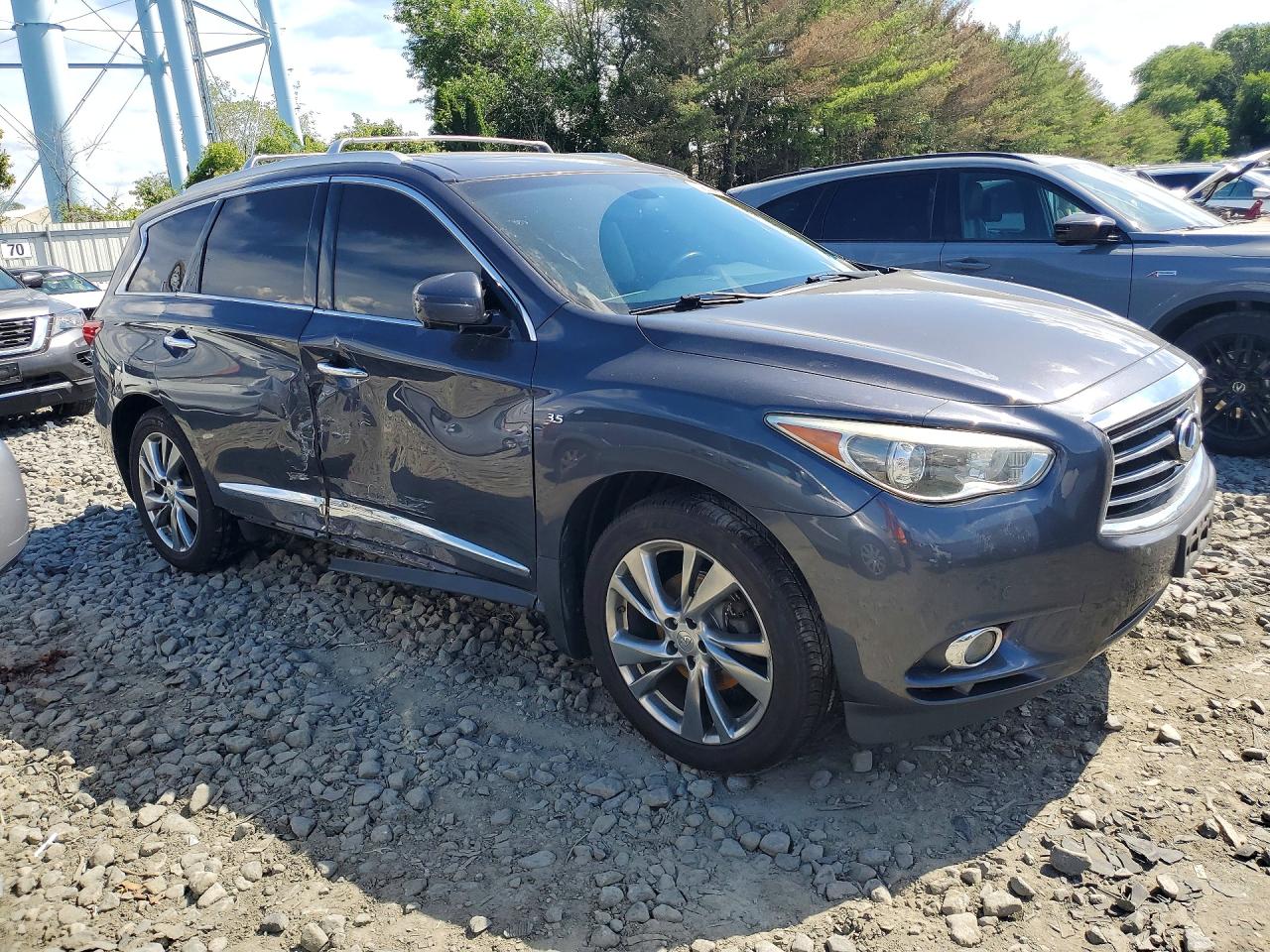 2014 Infiniti Qx60 Base Gray vin: 5N1AL0MM0EC547585