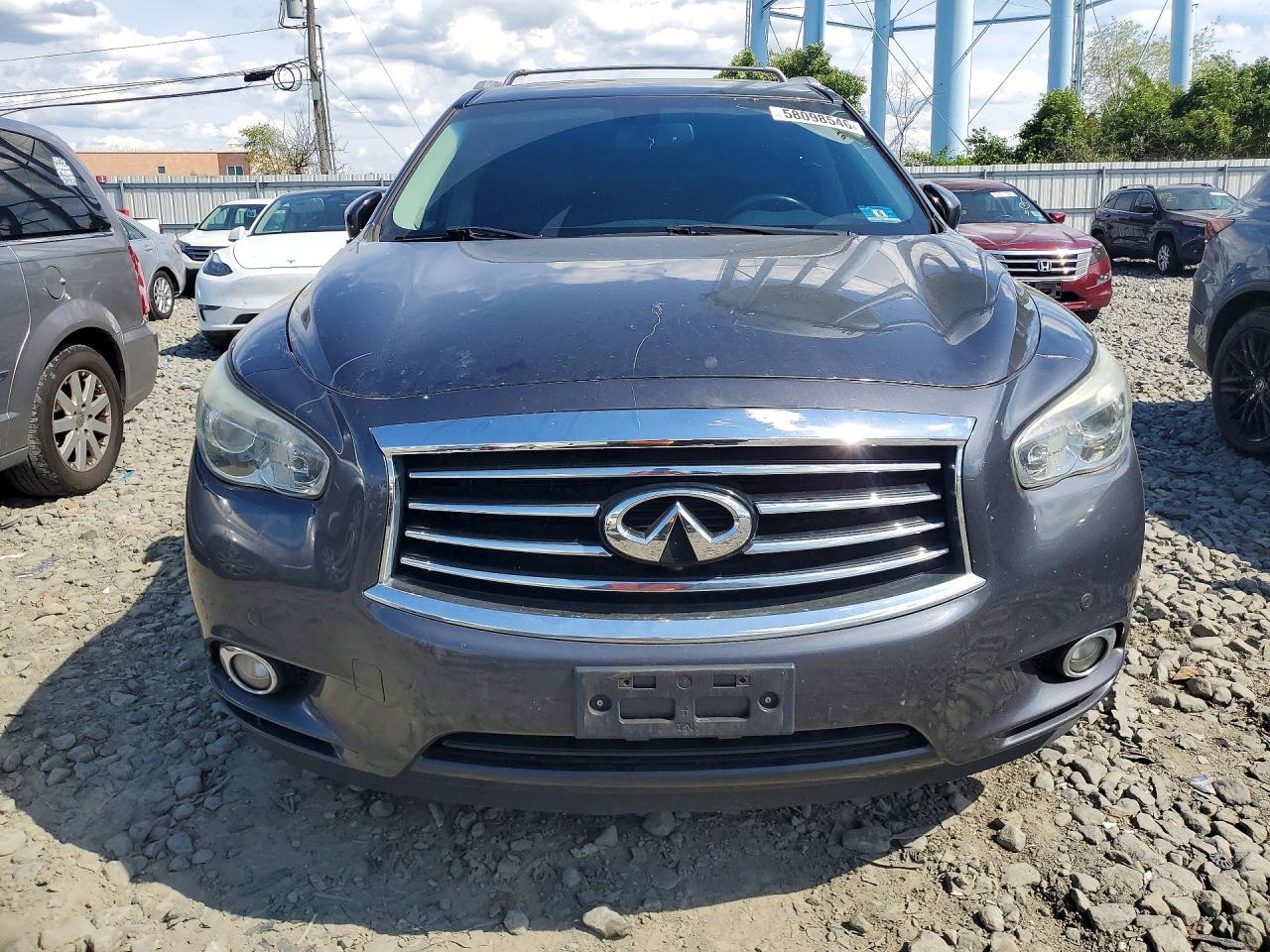 2014 Infiniti Qx60 Base Gray vin: 5N1AL0MM0EC547585