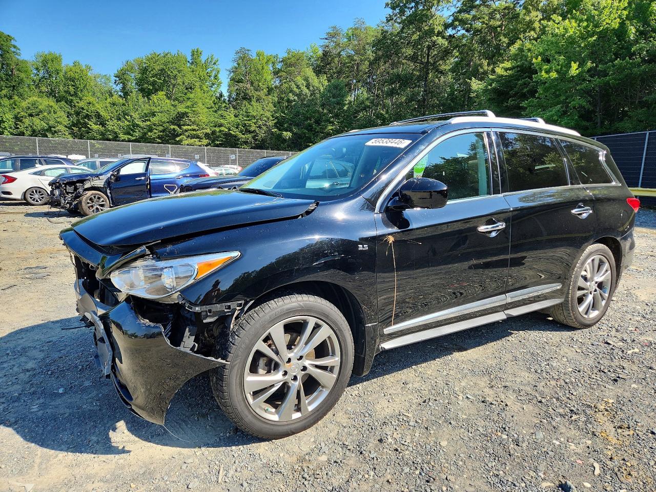 2014 Infiniti Qx60 Base Black vin: 5N1AL0MM0EC548526