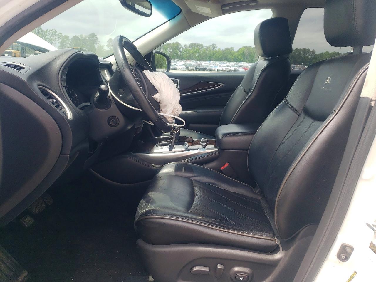 2014 Infiniti Qx60 Base White vin: 5N1AL0MM0EC552334
