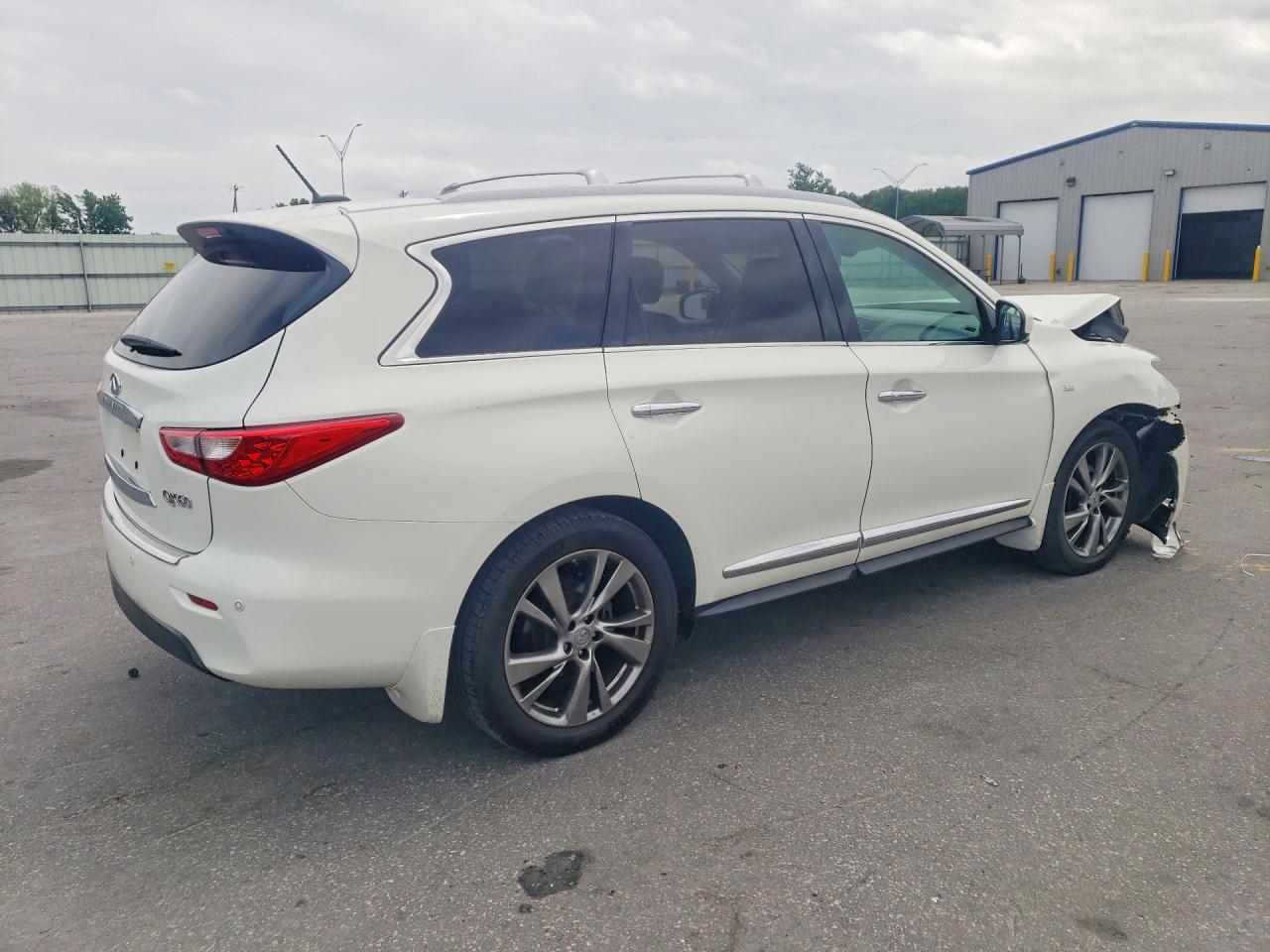 2014 Infiniti Qx60 Base White vin: 5N1AL0MM0EC552334