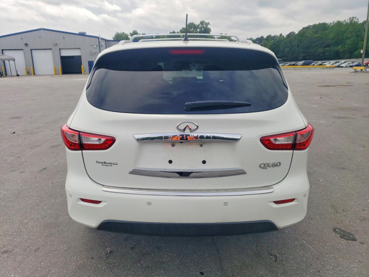 2014 Infiniti Qx60 Base White vin: 5N1AL0MM0EC552334
