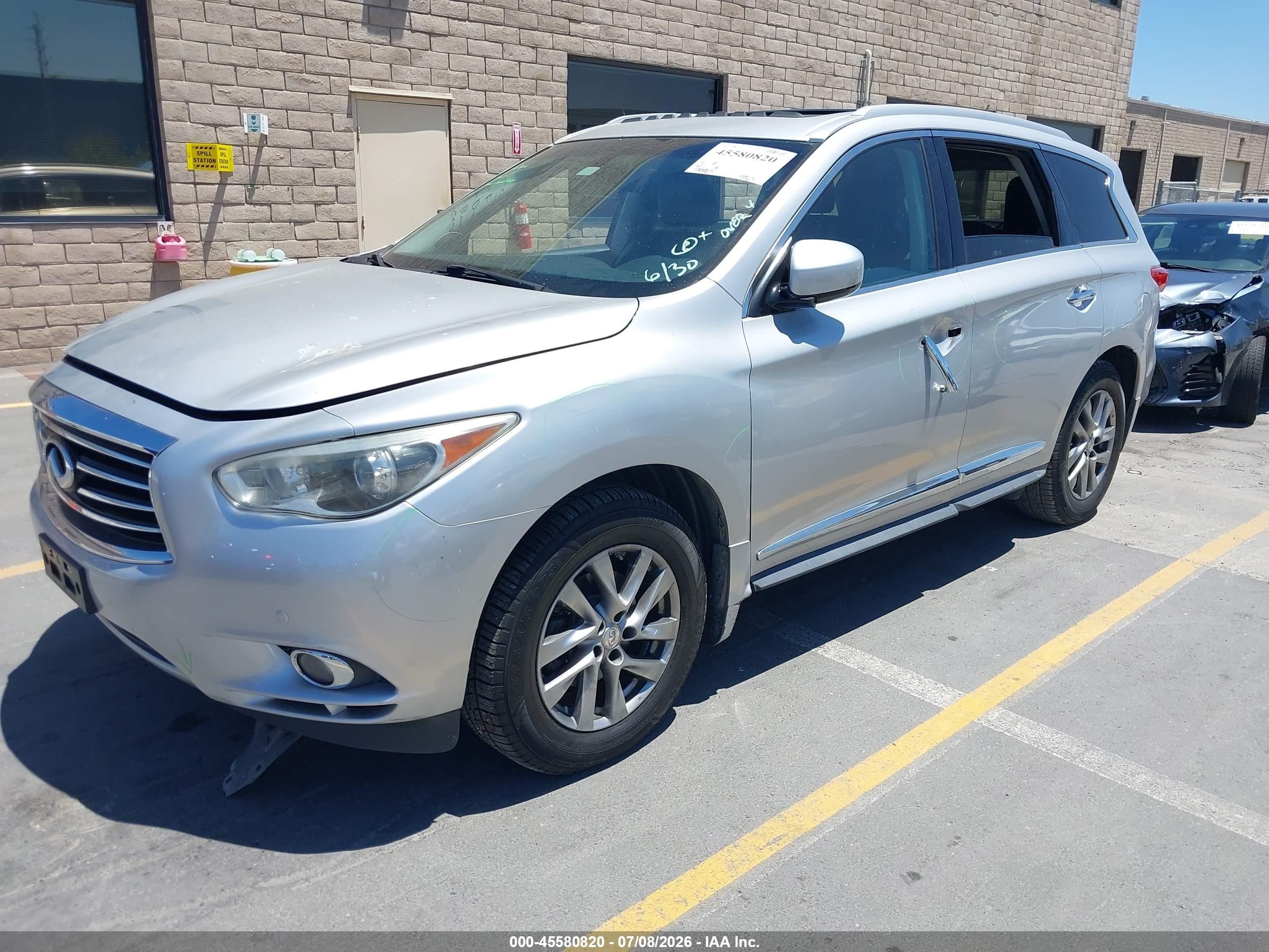 2015 Infiniti Qx60   Silver vin: 5N1AL0MM0FC500249