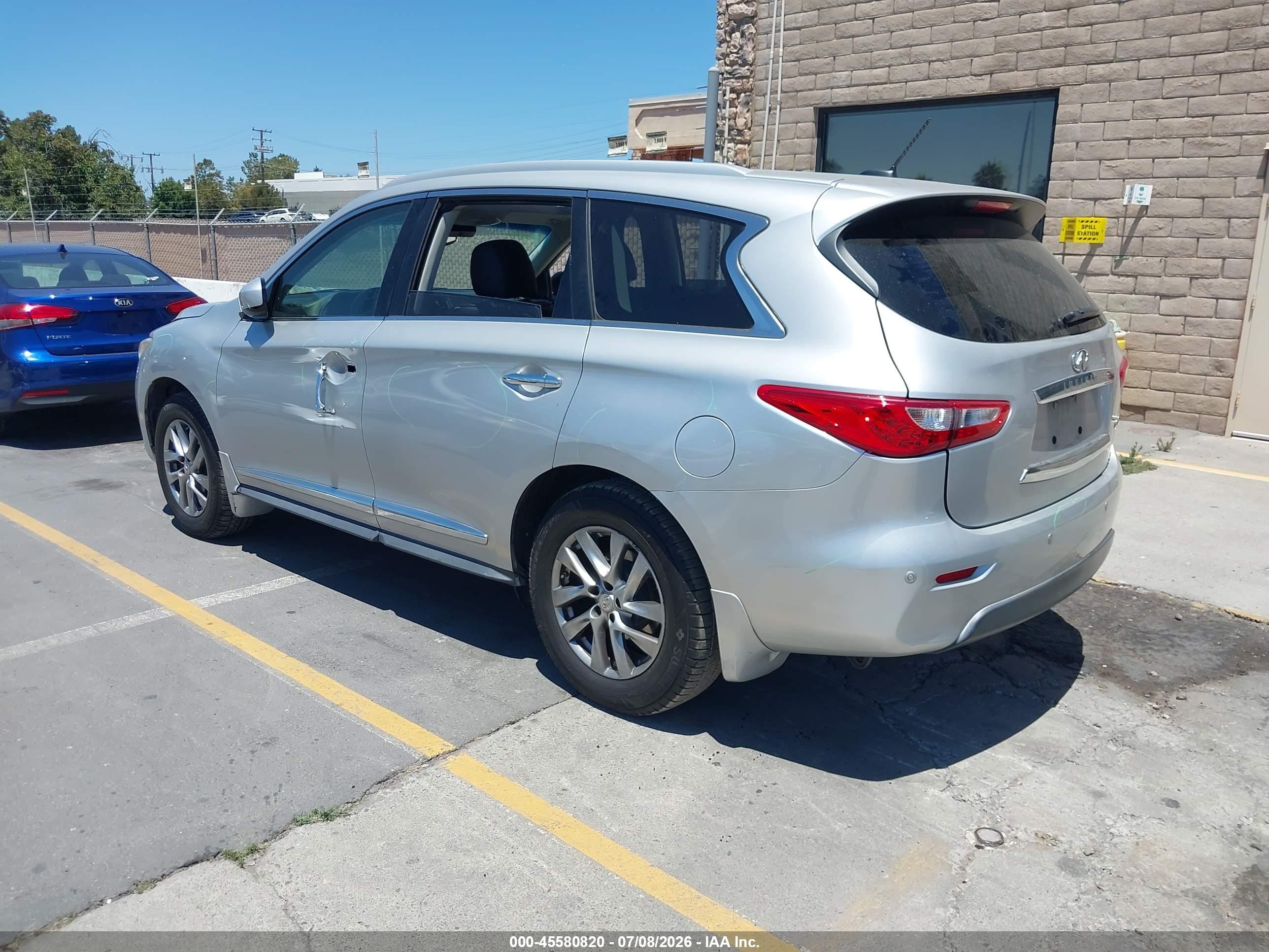 2015 Infiniti Qx60   Silver vin: 5N1AL0MM0FC500249