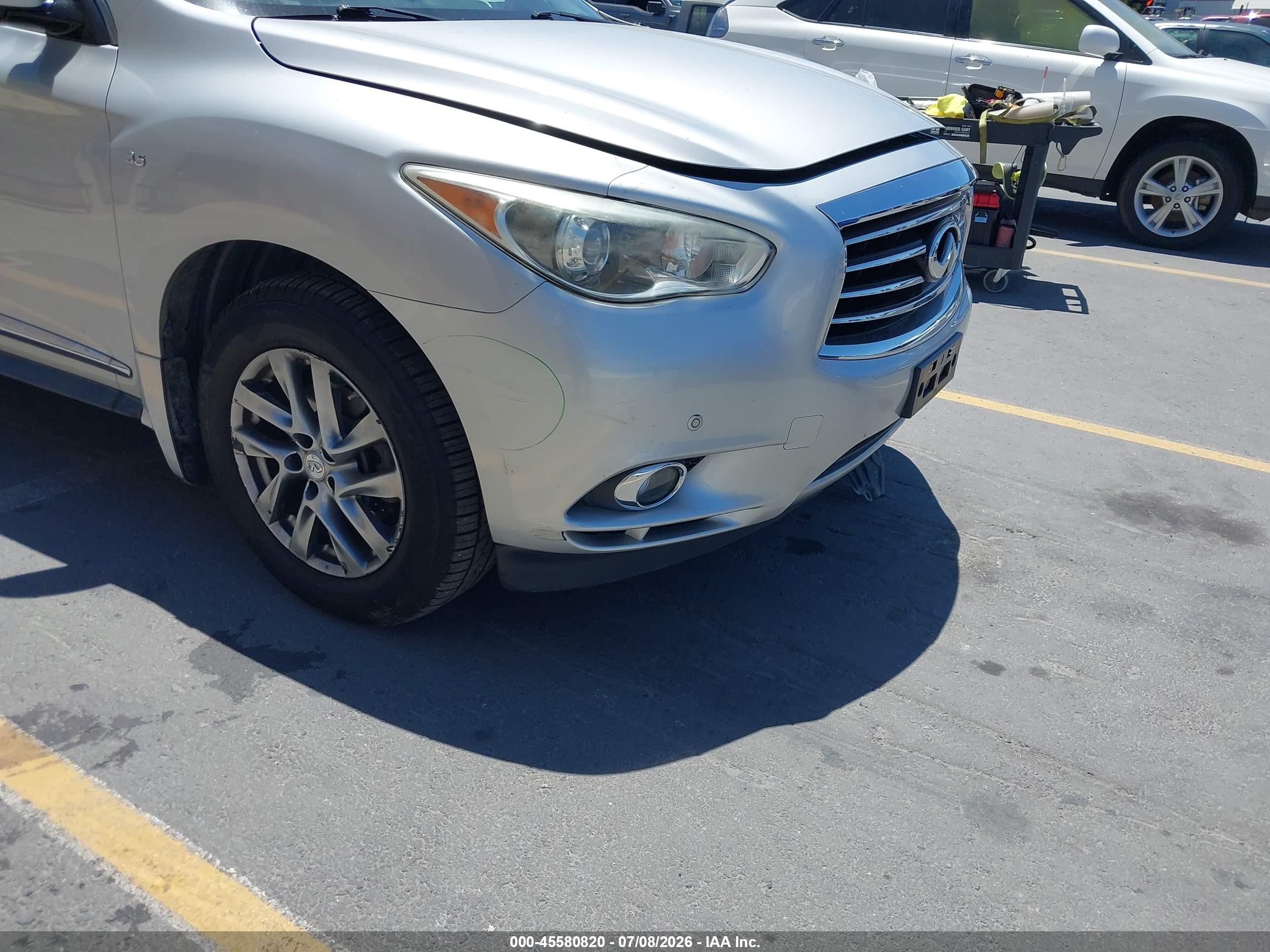 2015 Infiniti Qx60   Silver vin: 5N1AL0MM0FC500249