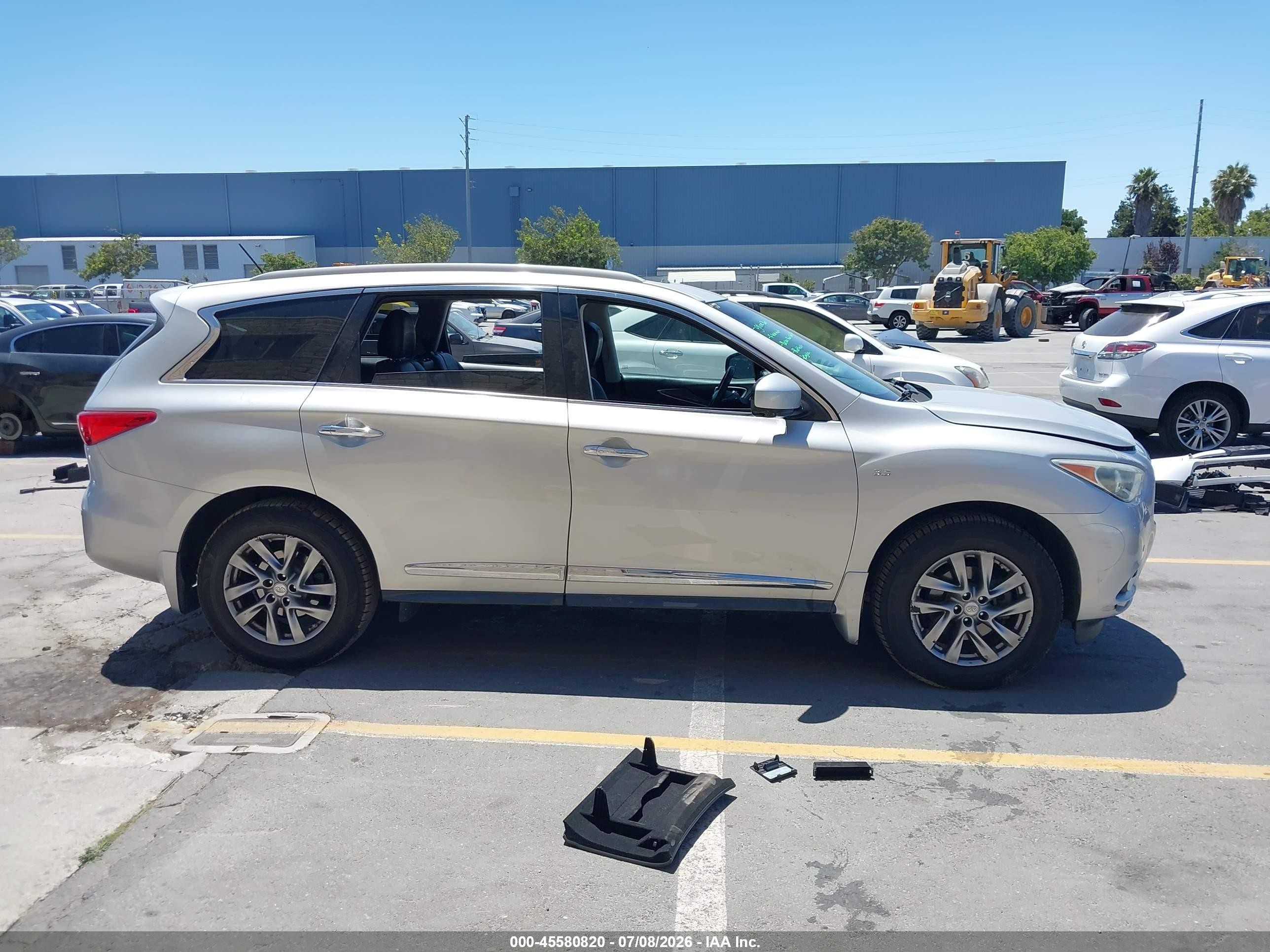 2015 Infiniti Qx60   Silver vin: 5N1AL0MM0FC500249