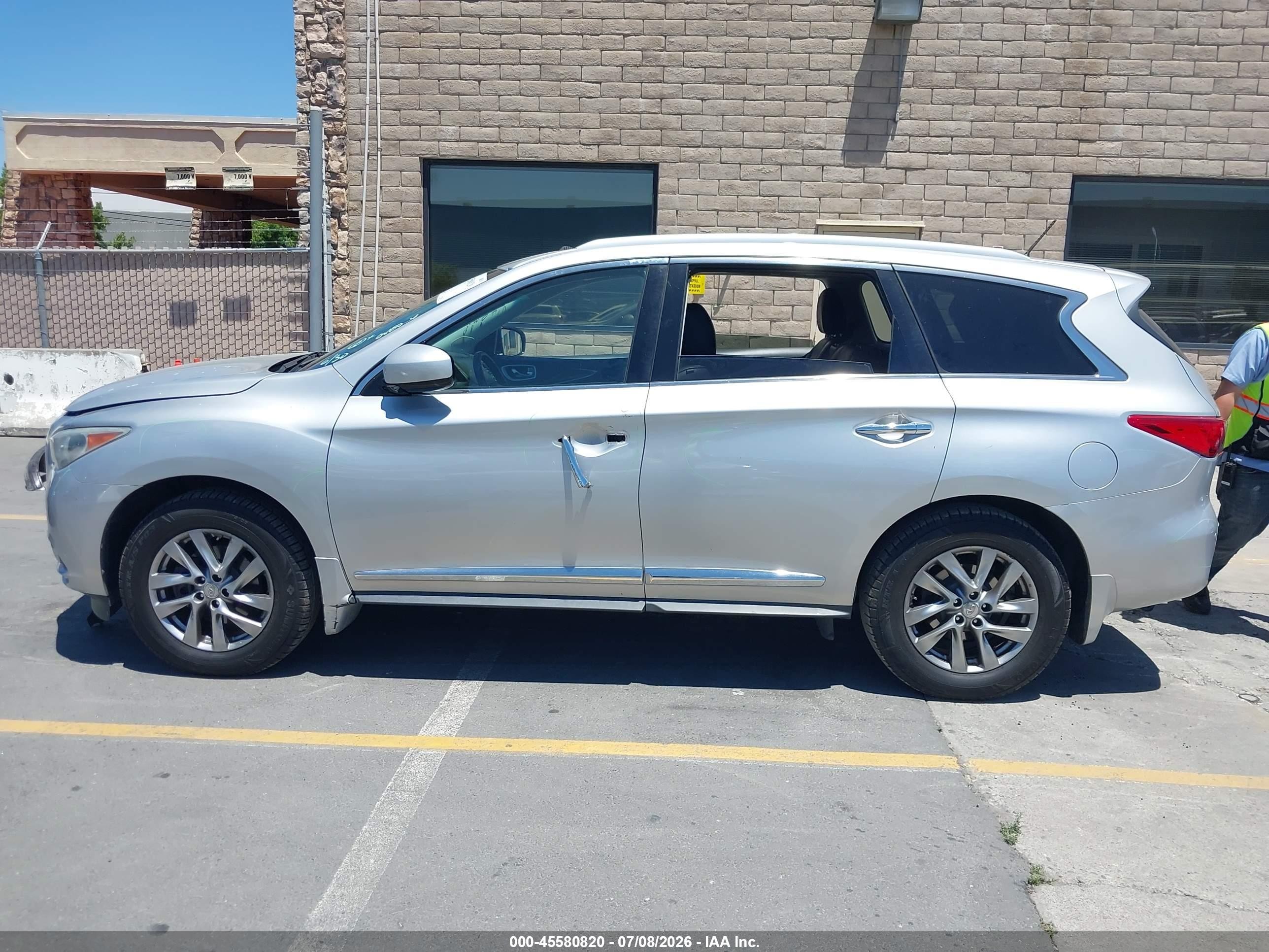 2015 Infiniti Qx60   Silver vin: 5N1AL0MM0FC500249