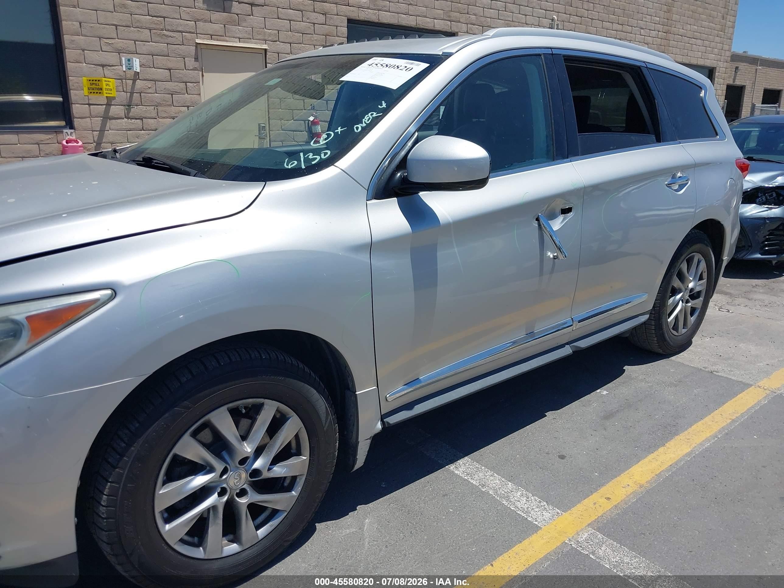 2015 Infiniti Qx60   Silver vin: 5N1AL0MM0FC500249