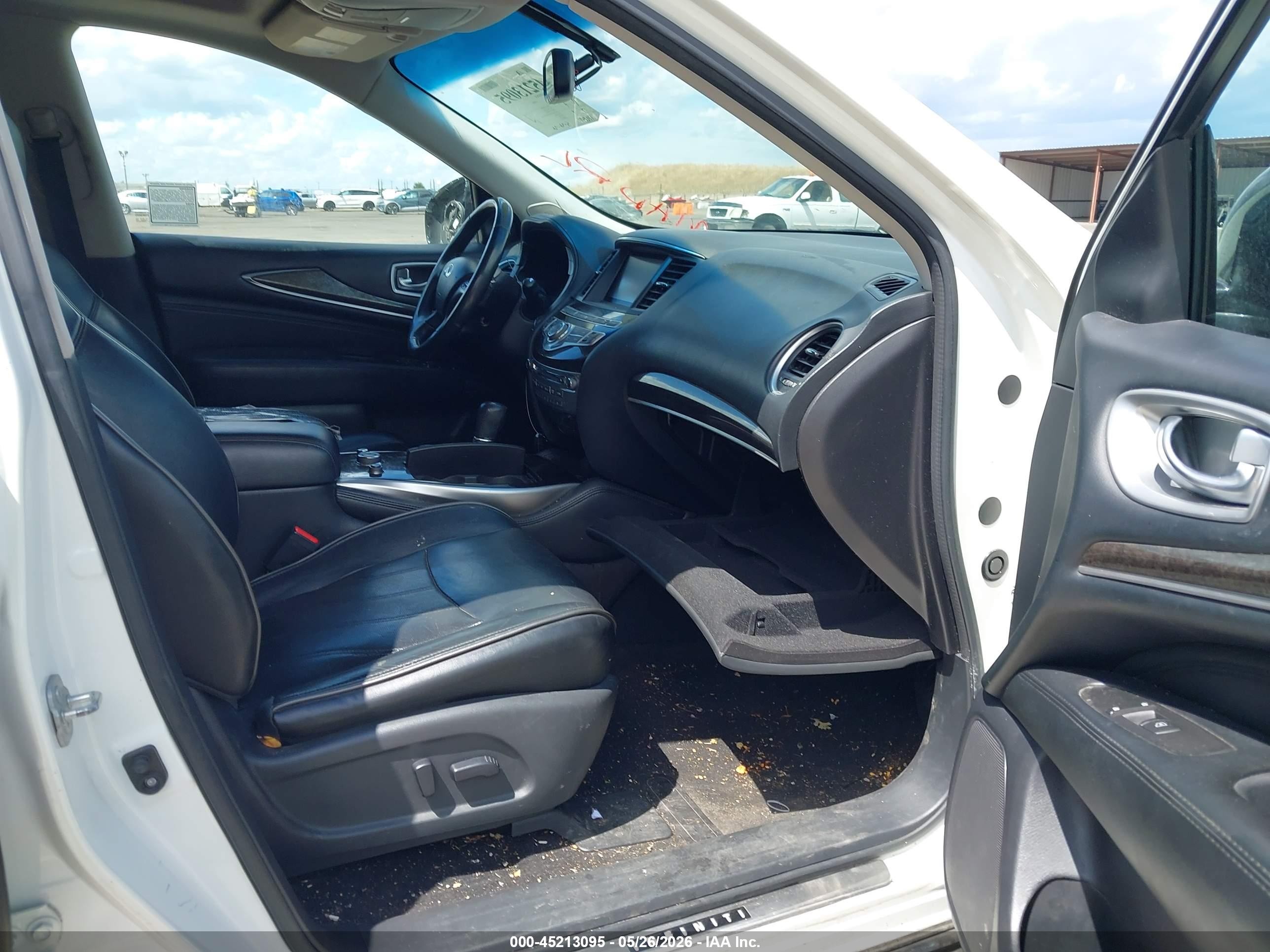 2015 Infiniti Qx60 White vin: 5N1AL0MM0FC501157