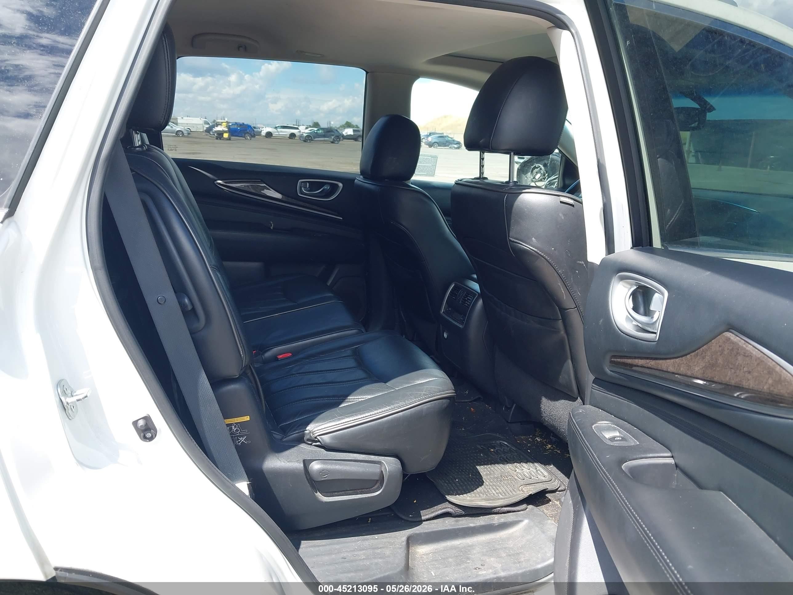 2015 Infiniti Qx60 White vin: 5N1AL0MM0FC501157