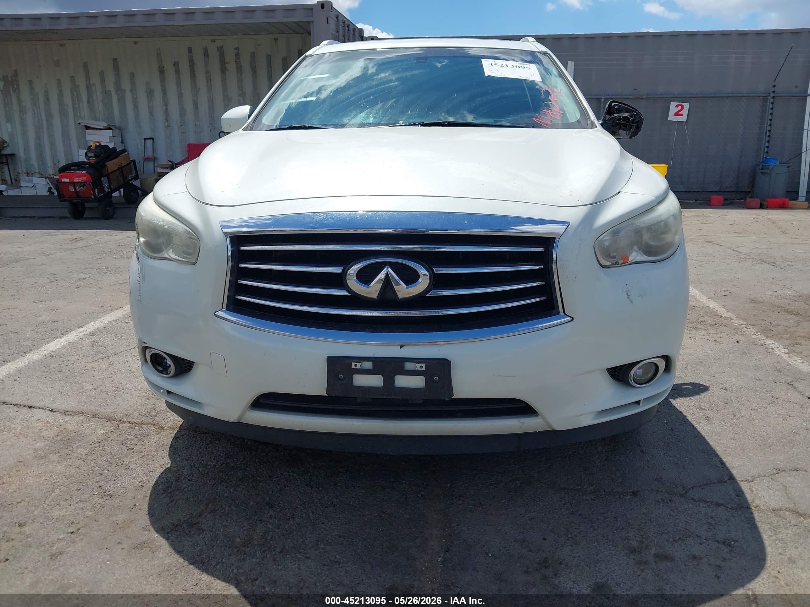 2015 Infiniti Qx60 White vin: 5N1AL0MM0FC501157