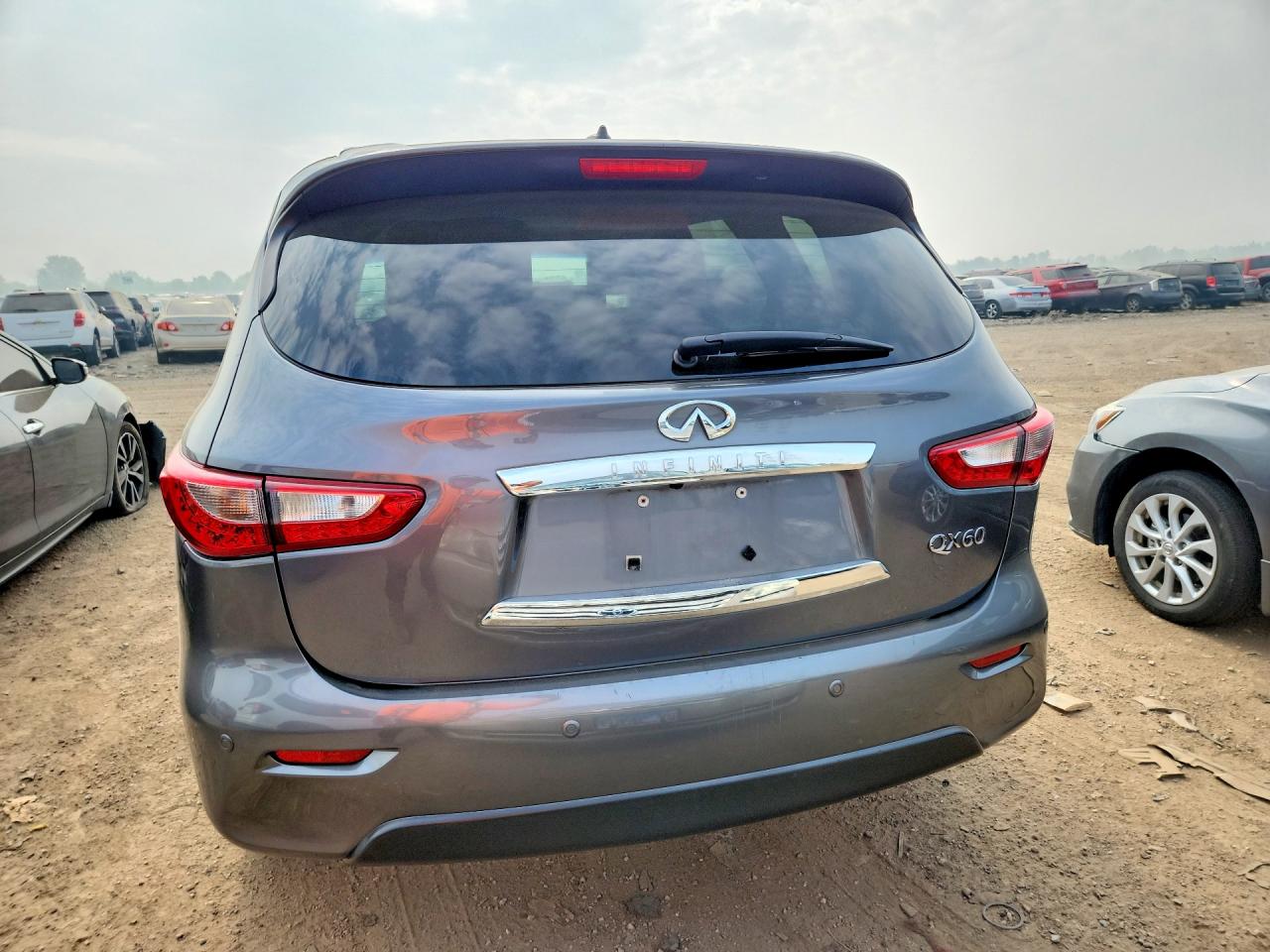 2015 Infiniti Qx60 Base Gray vin: 5N1AL0MM0FC506570