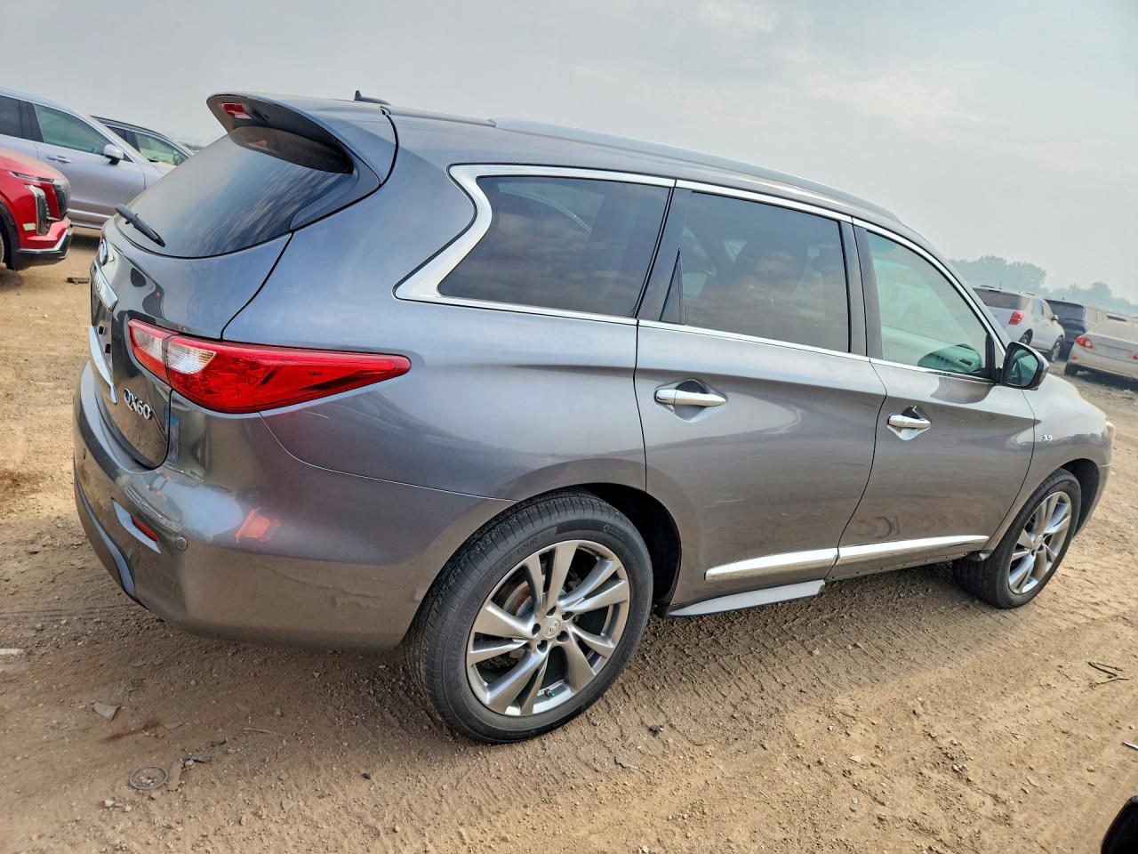2015 Infiniti Qx60 Base Gray vin: 5N1AL0MM0FC506570