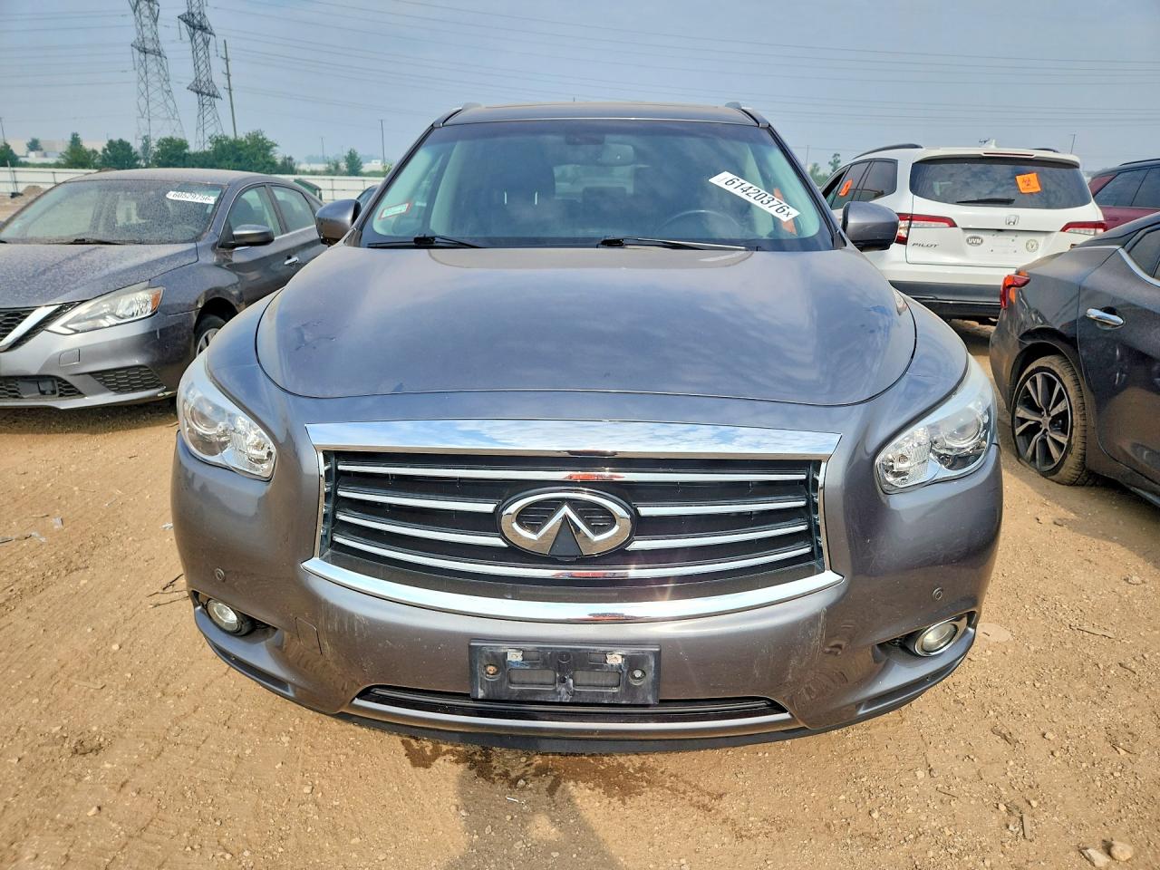 2015 Infiniti Qx60 Base Gray vin: 5N1AL0MM0FC506570