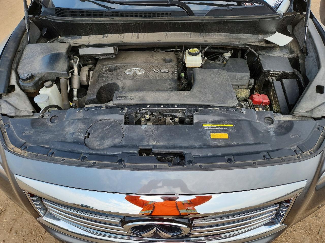 2015 Infiniti Qx60 Base Gray vin: 5N1AL0MM0FC506570