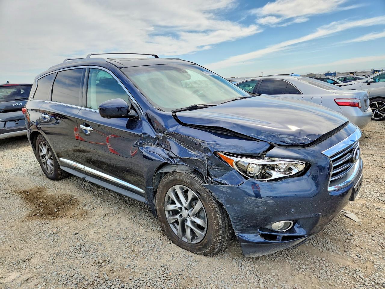 2015 Infiniti Qx60 Base Синий vin: 5N1AL0MM0FC513177