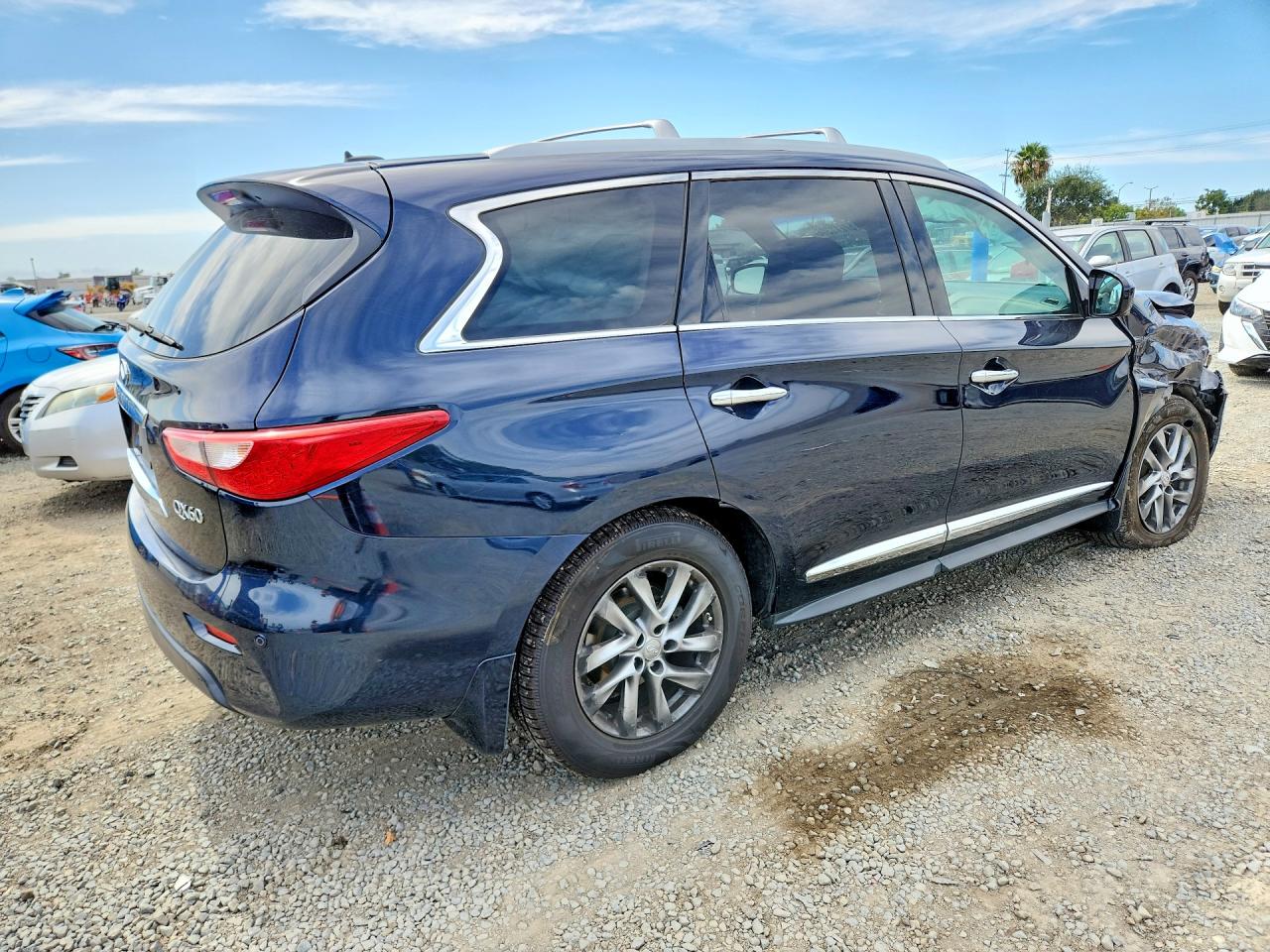 2015 Infiniti Qx60 Base Синий vin: 5N1AL0MM0FC513177