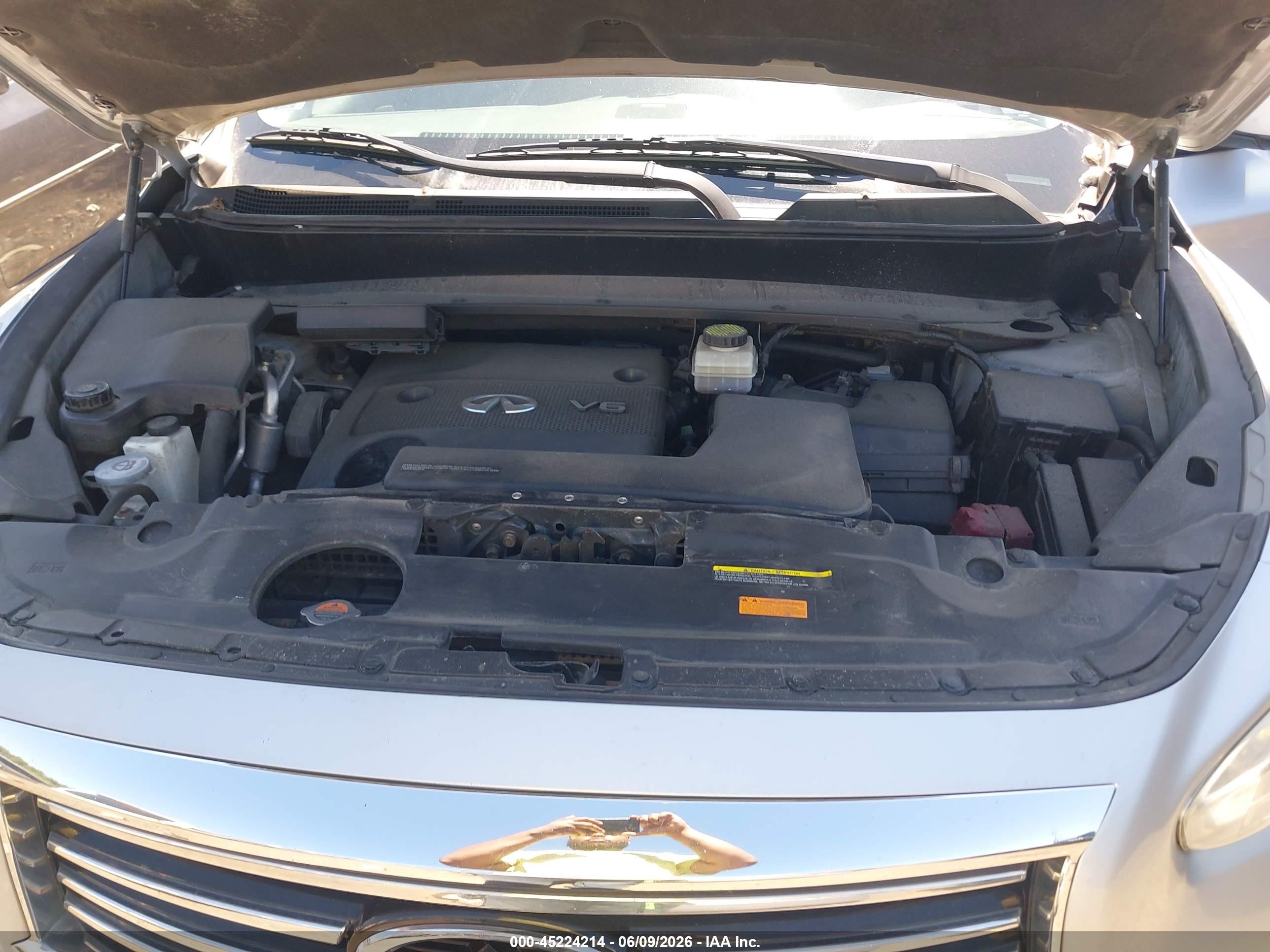 2015 Infiniti Qx60   Silver vin: 5N1AL0MM0FC516306