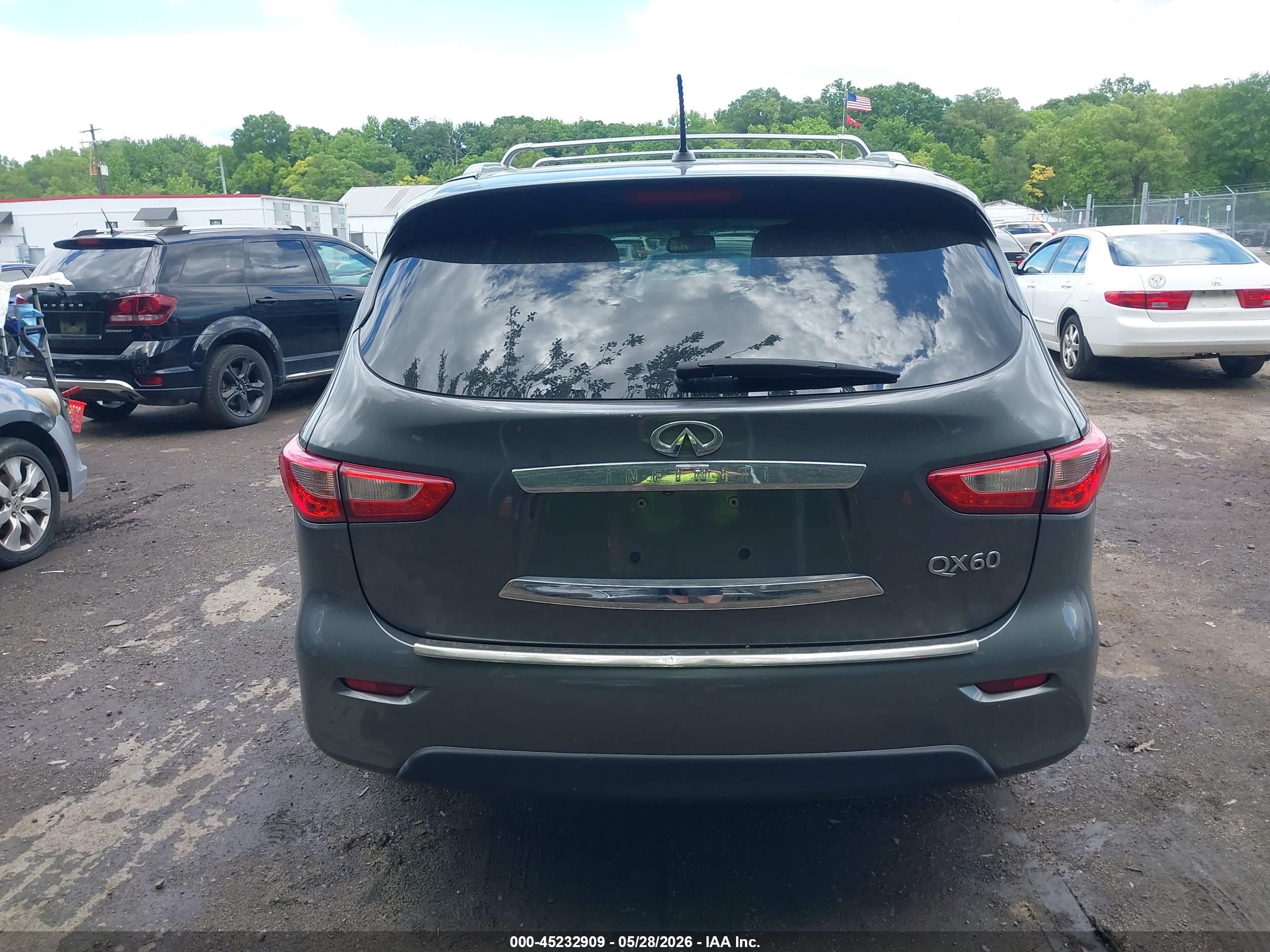 2015 Infiniti Qx60   Gray vin: 5N1AL0MM0FC520114