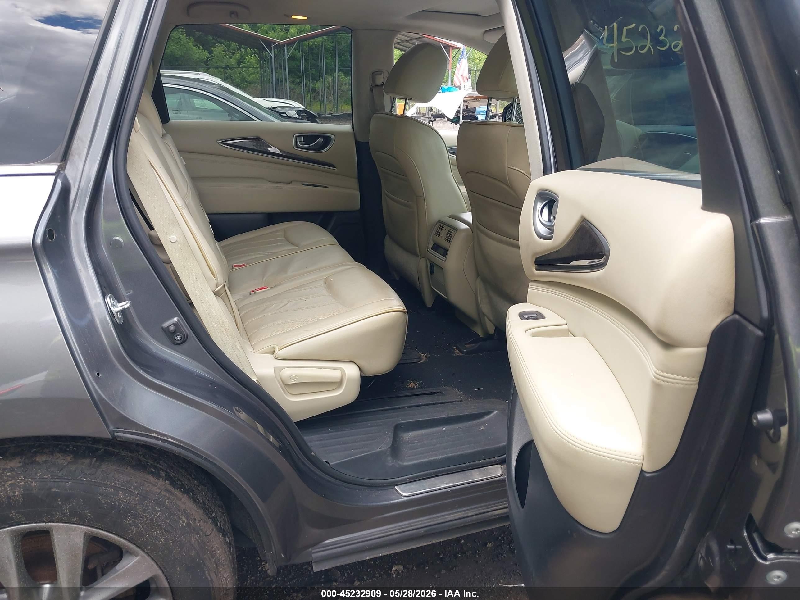 2015 Infiniti Qx60   Gray vin: 5N1AL0MM0FC520114