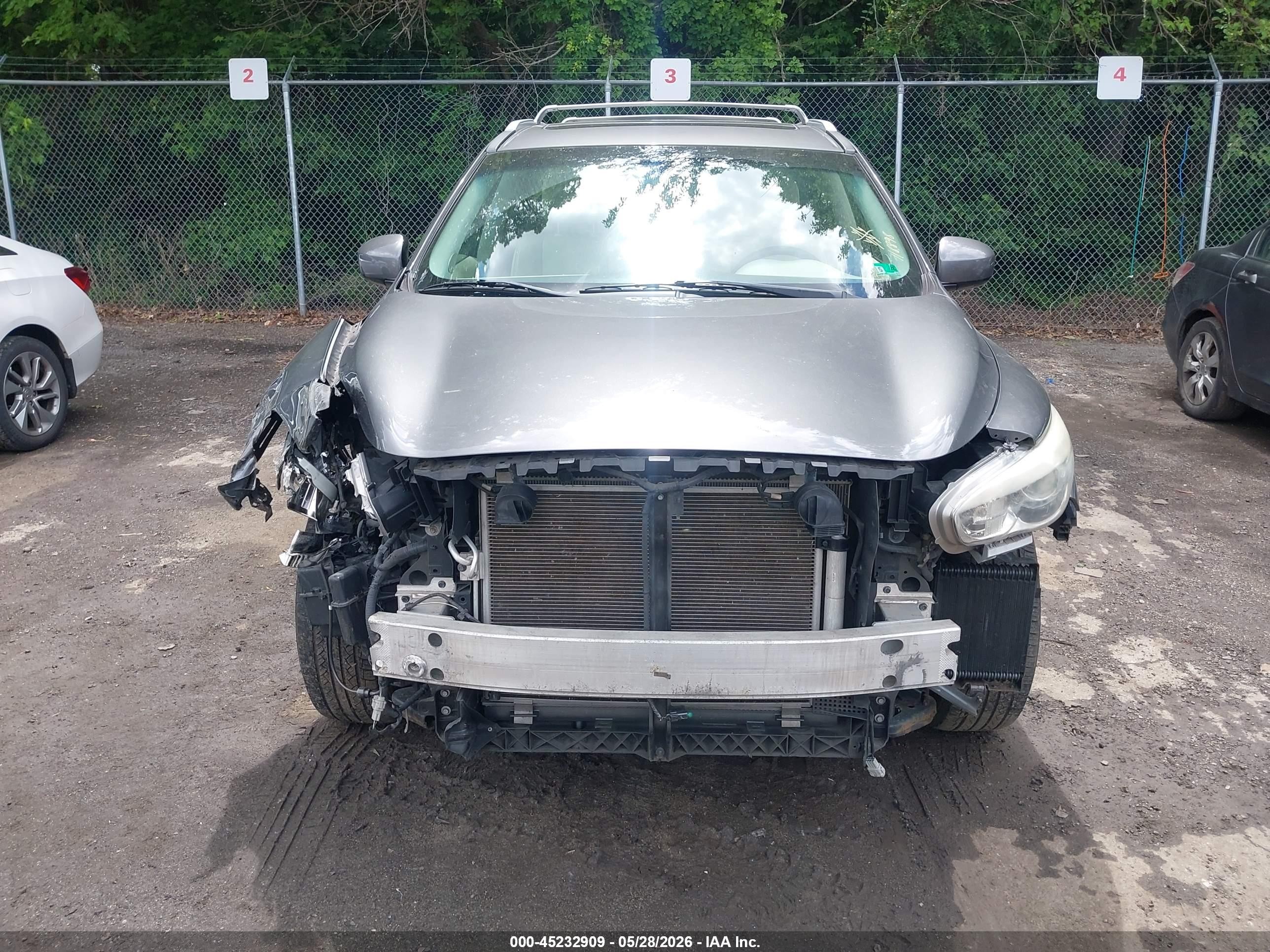 2015 Infiniti Qx60   Gray vin: 5N1AL0MM0FC520114