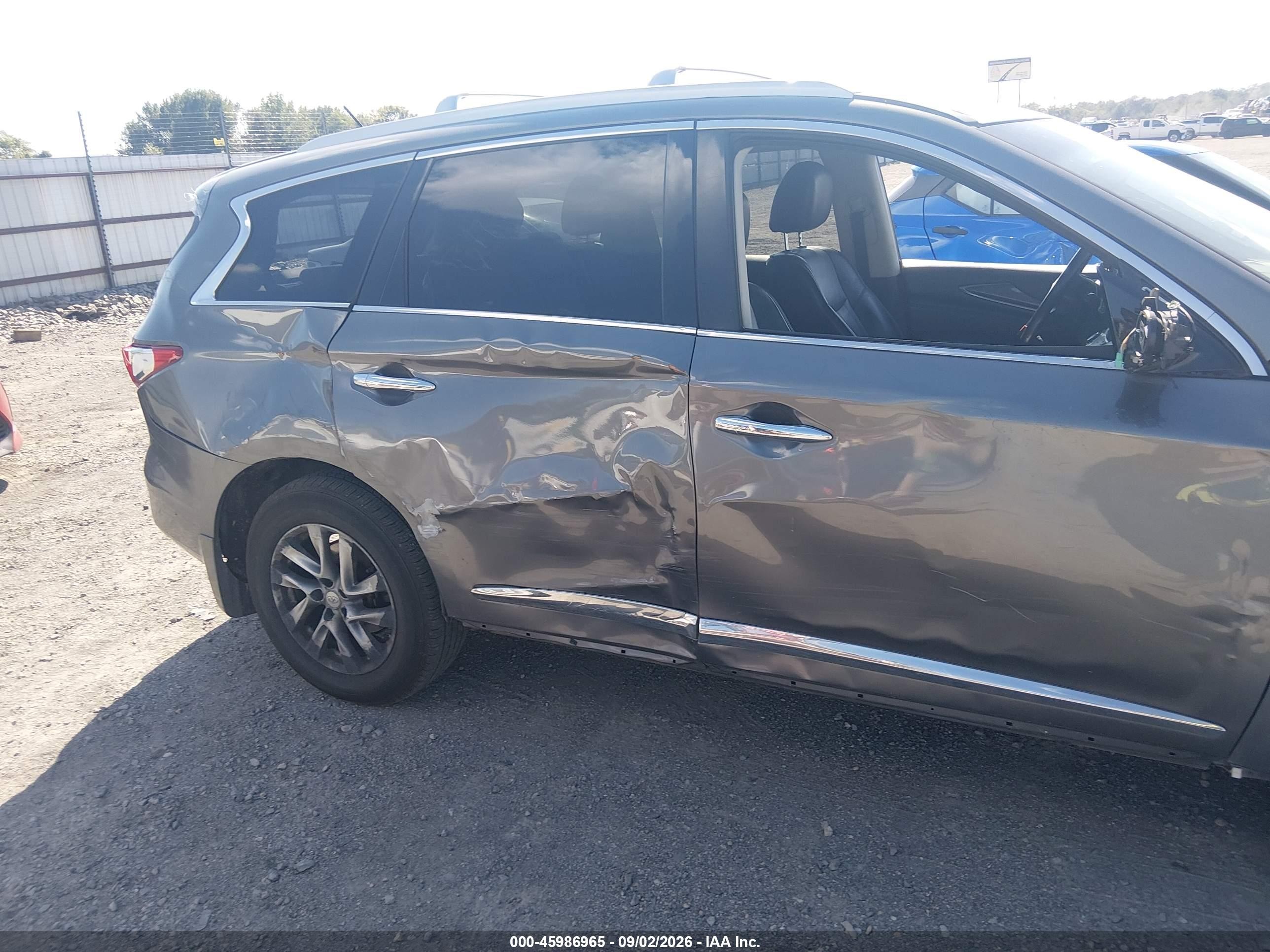 2015 Infiniti Qx60   Gray vin: 5N1AL0MM0FC524275