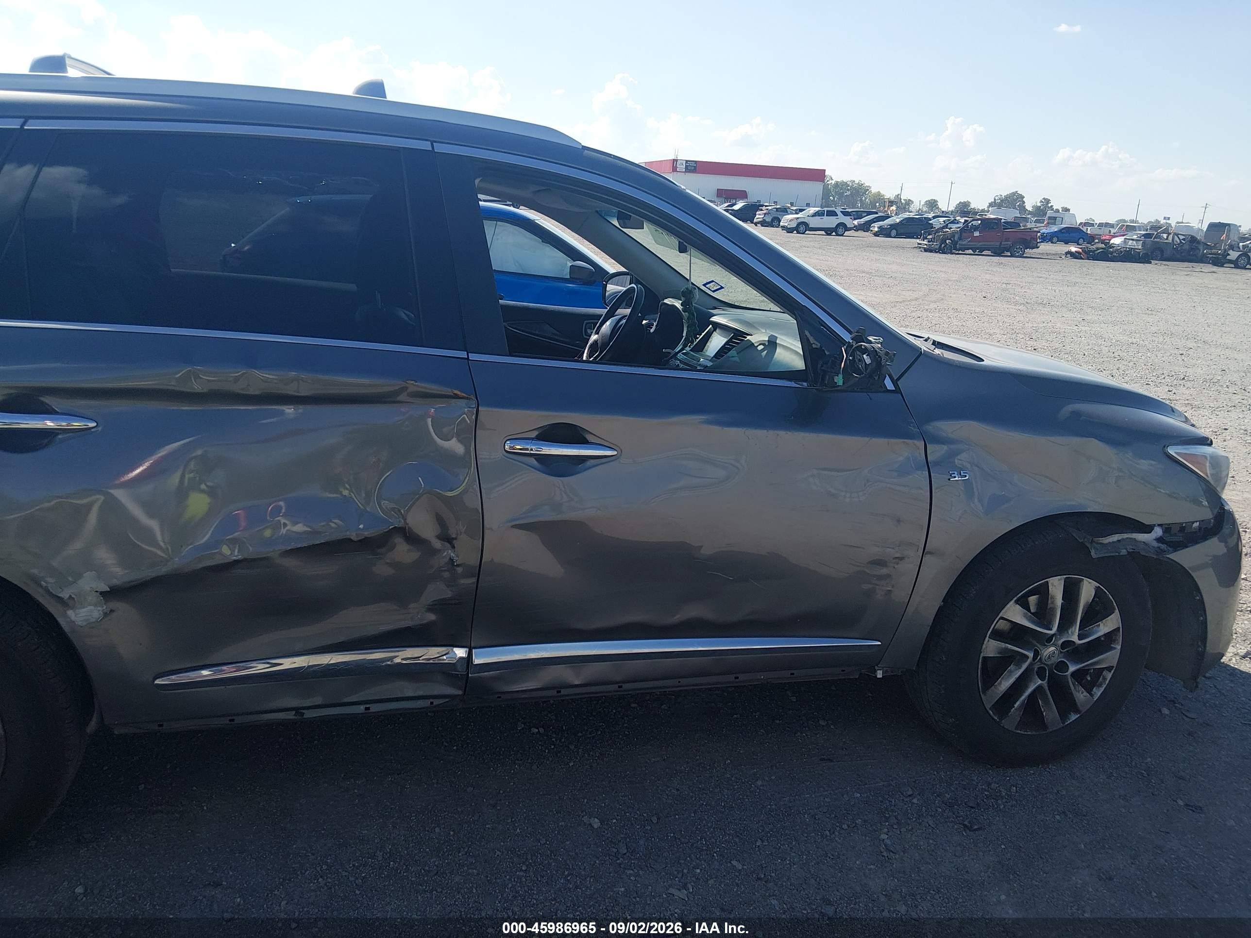 2015 Infiniti Qx60   Gray vin: 5N1AL0MM0FC524275
