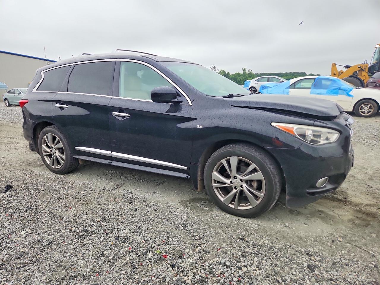 2015 Infiniti Qx60 Base Black vin: 5N1AL0MM0FC526298