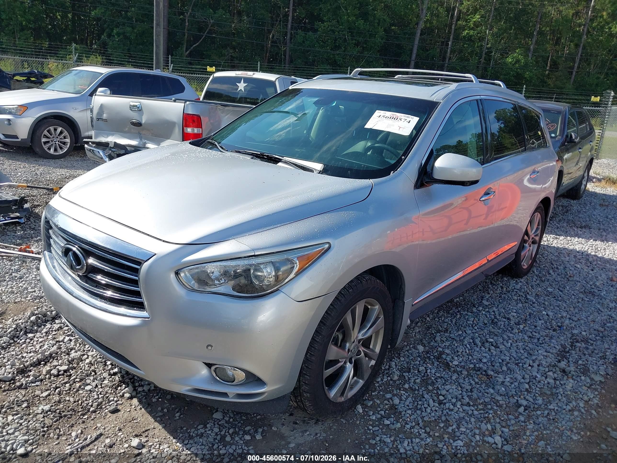 2015 Infiniti Qx60 Silver vin: 5N1AL0MM0FC526737
