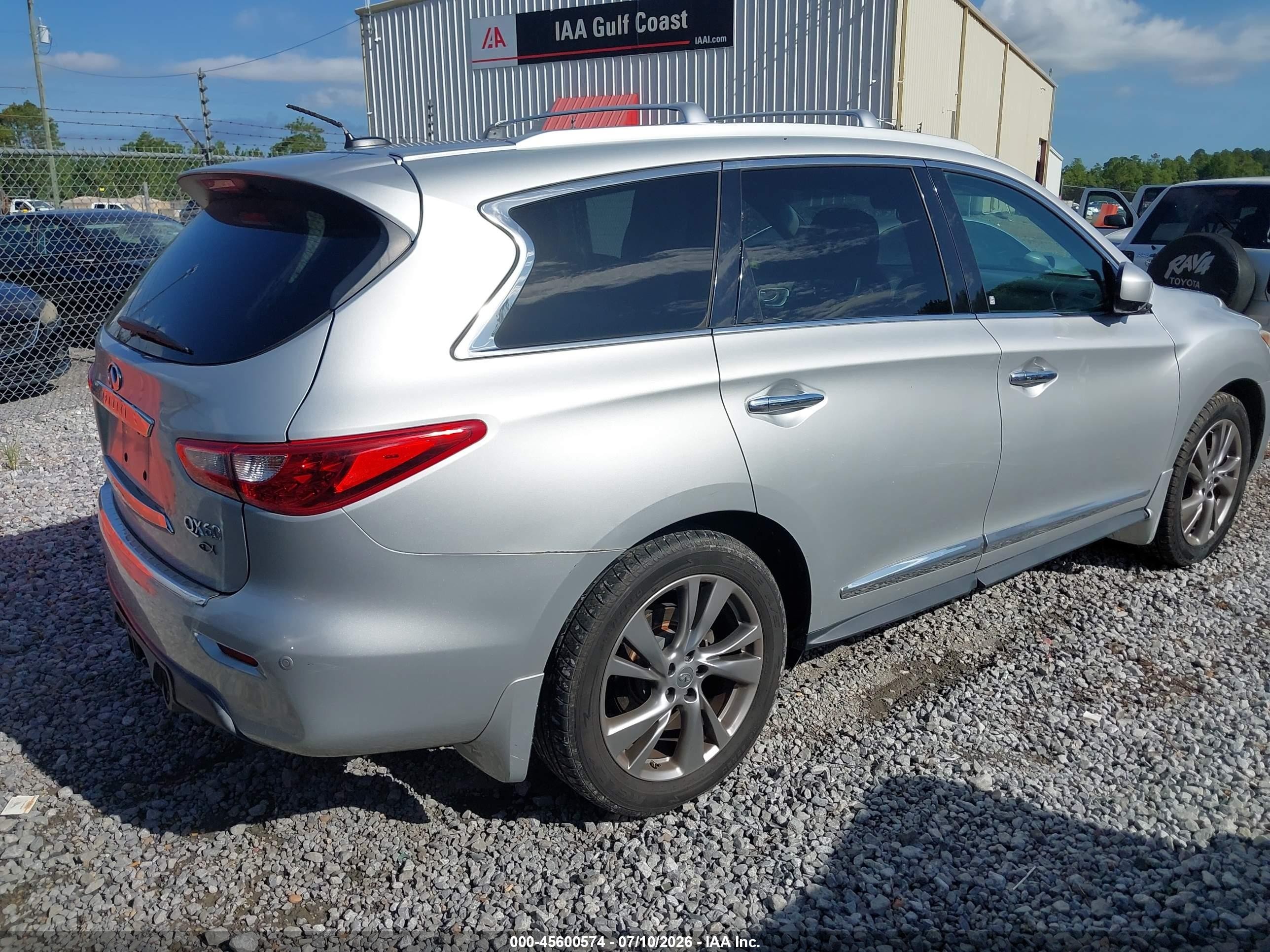 2015 Infiniti Qx60 Silver vin: 5N1AL0MM0FC526737