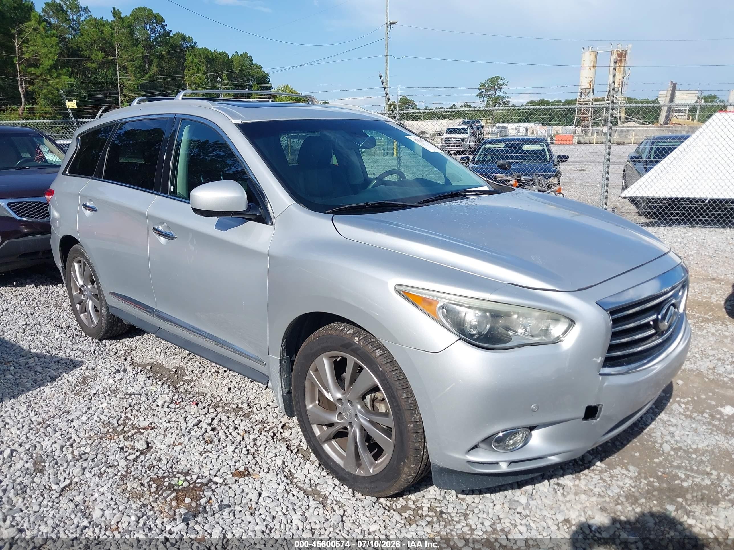 2015 Infiniti Qx60 Silver vin: 5N1AL0MM0FC526737