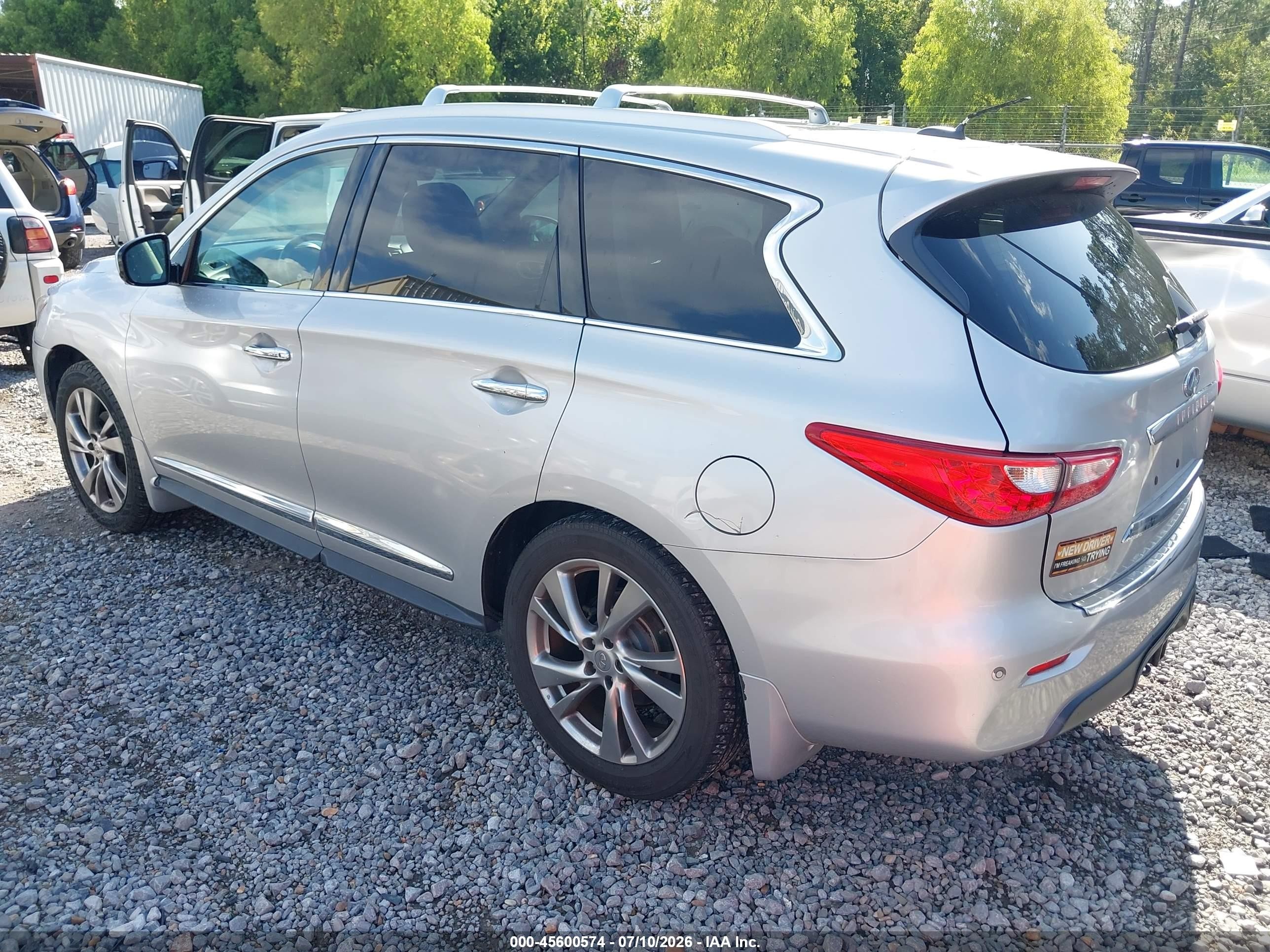 2015 Infiniti Qx60 Silver vin: 5N1AL0MM0FC526737
