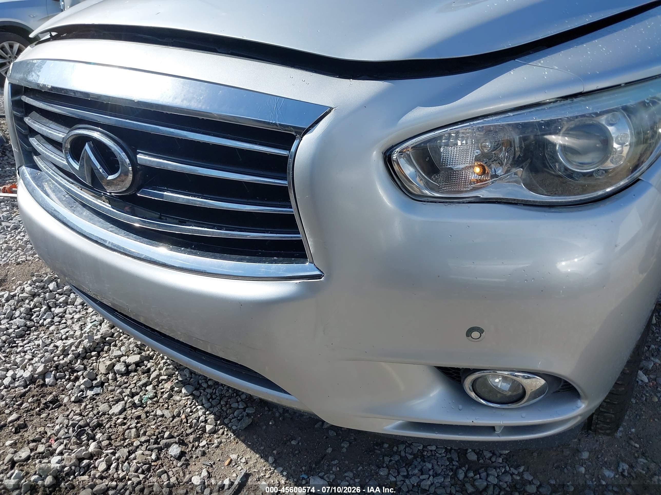 2015 Infiniti Qx60 Silver vin: 5N1AL0MM0FC526737